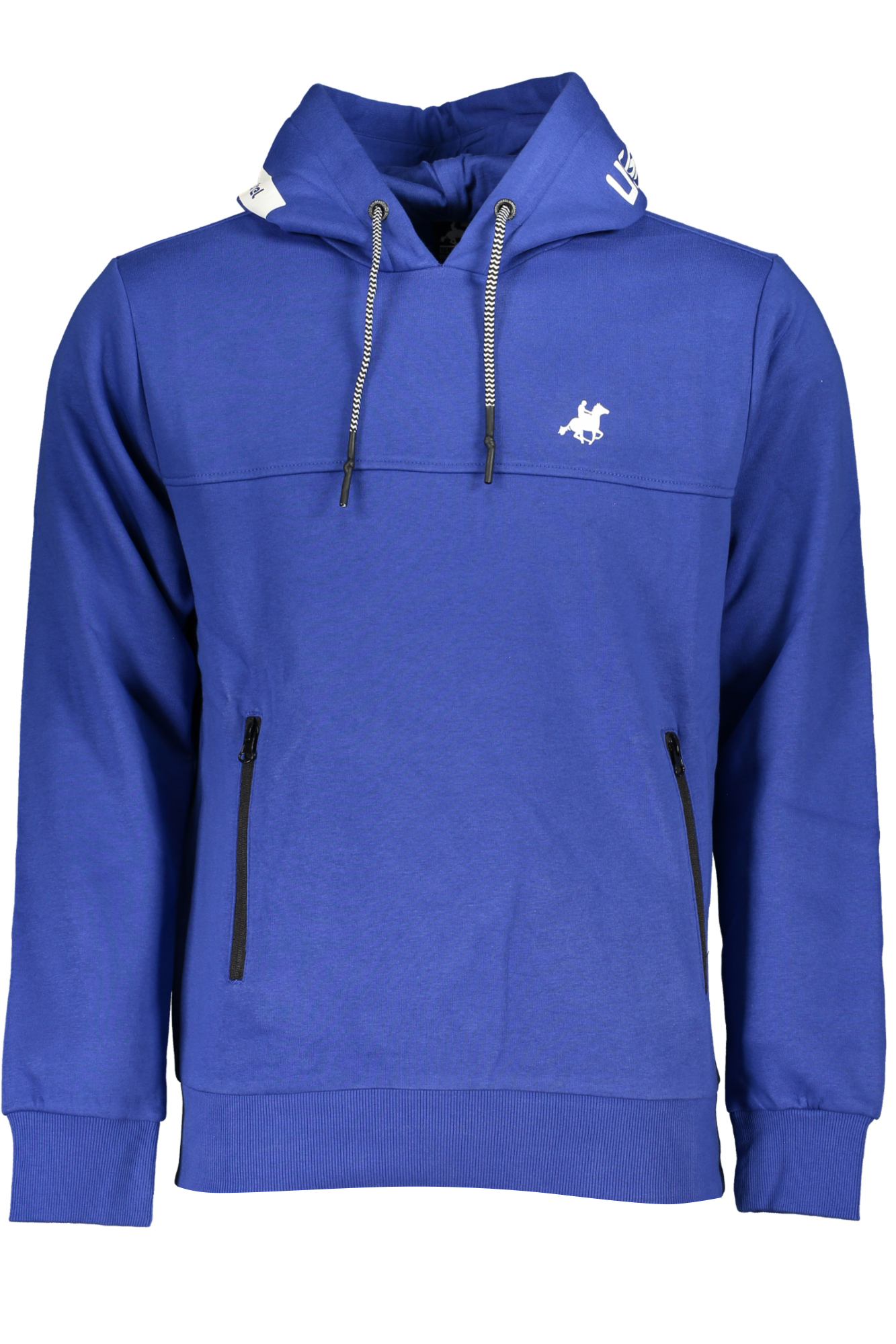 US GRAND POLO MEN&#039;S BLUE ZIPLESS SWEATSHIRT