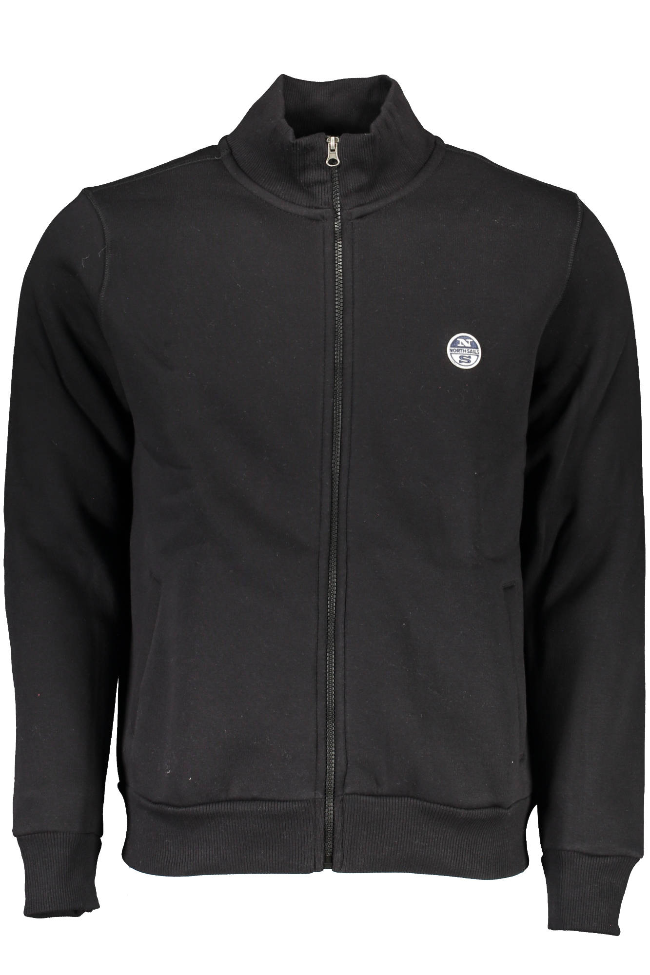 NORTH SAILS MEN&#039;S BLACK ZIPPED SWEATSHIRT