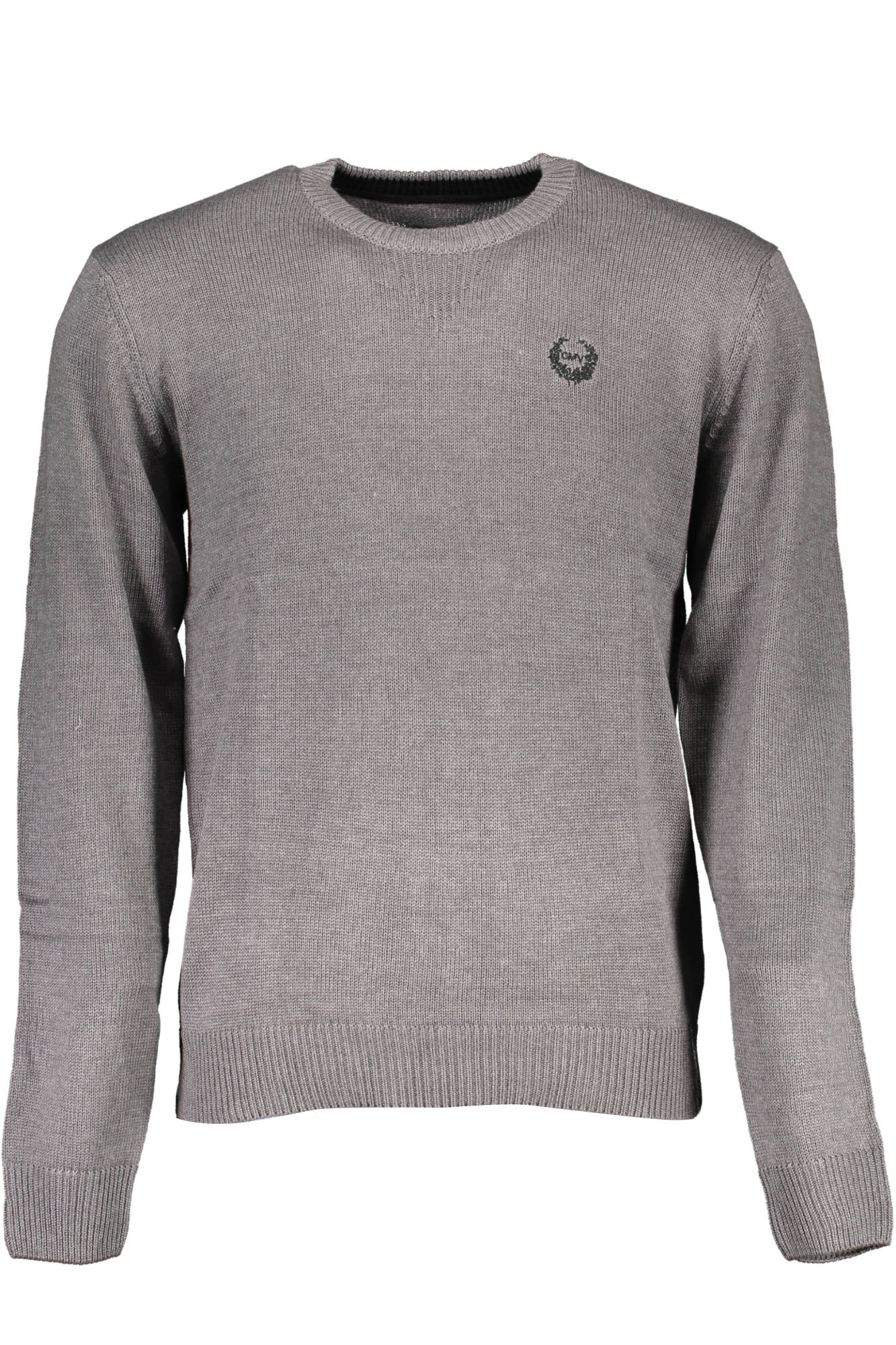 GIAN MARCO VENTURI MEN&#039;S GRAY SWEATER