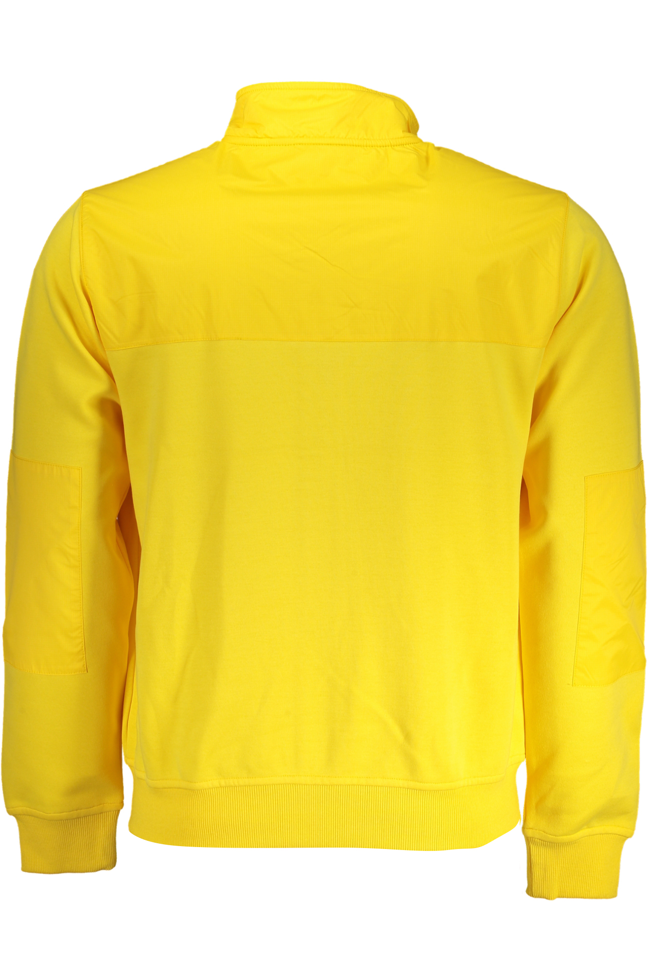K-WAY YELLOW MEN'S ZIP SWEATSHIRT