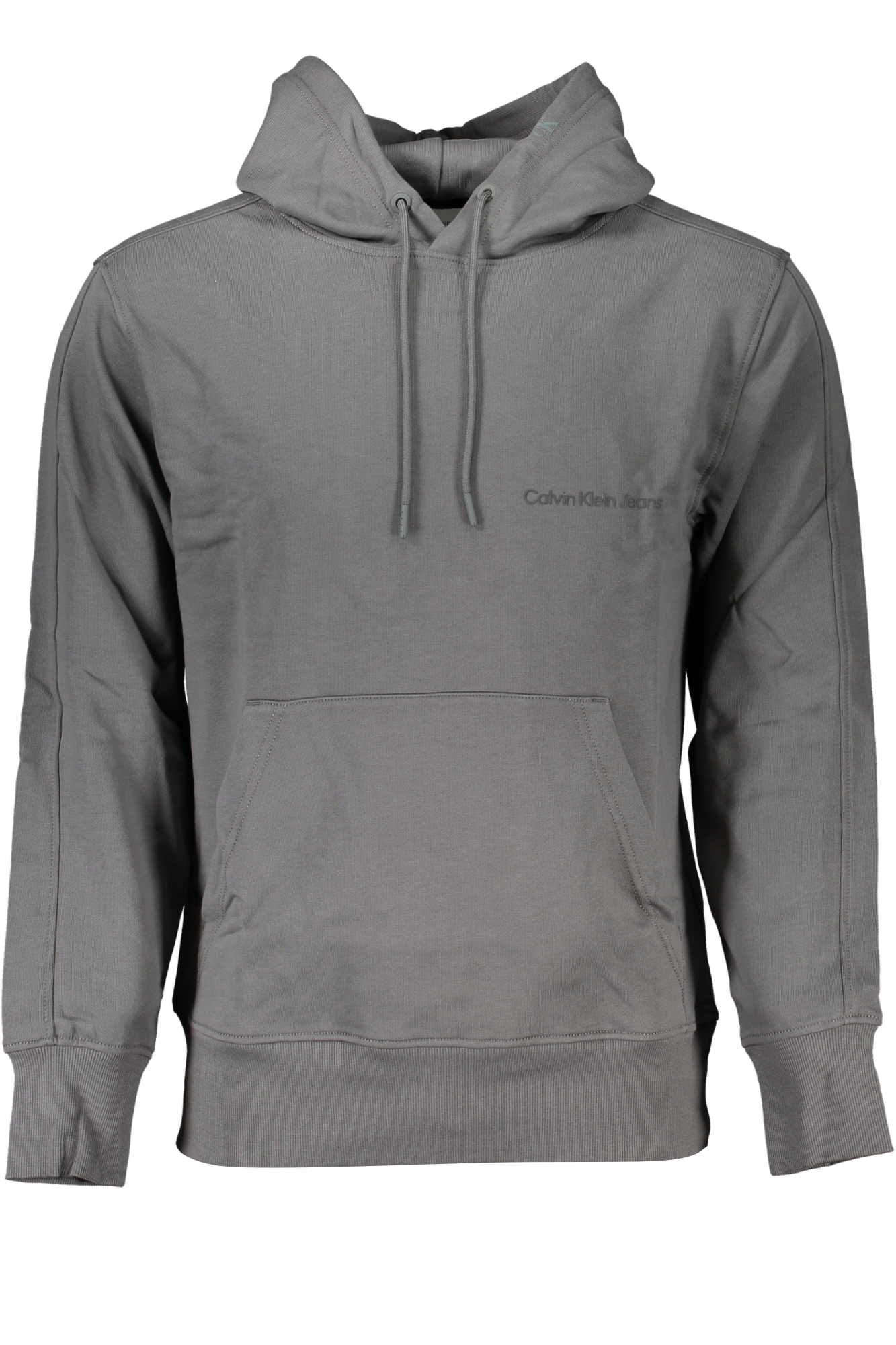 CALVIN KLEIN MEN'S GRAY ZIPLESS SWEATSHIRT
