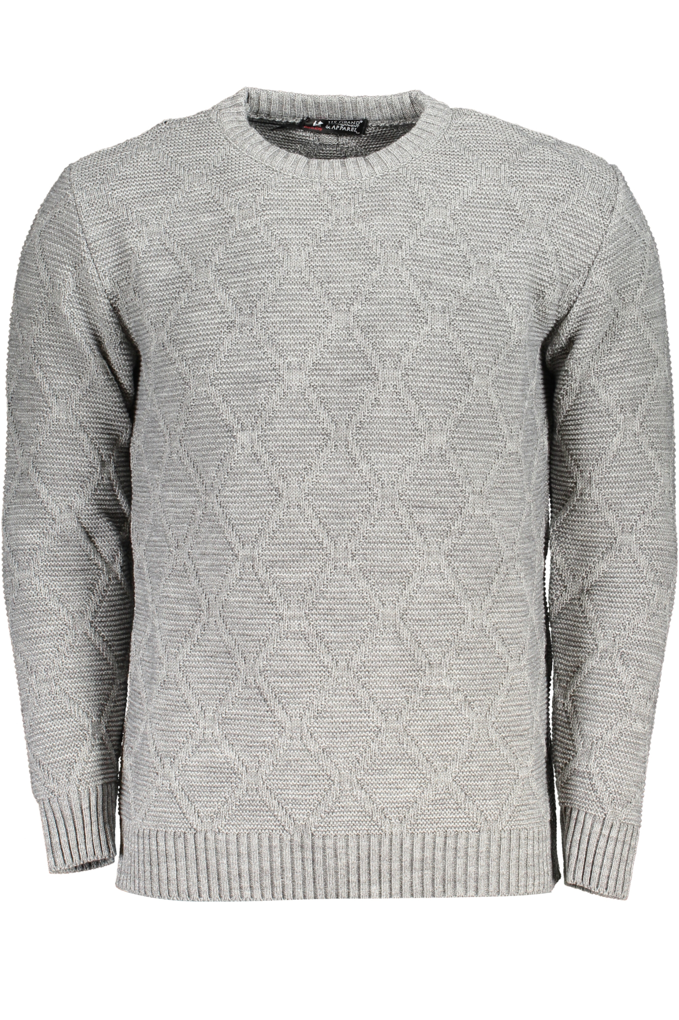 US GRAND POLO MENS GRAY SWEATER