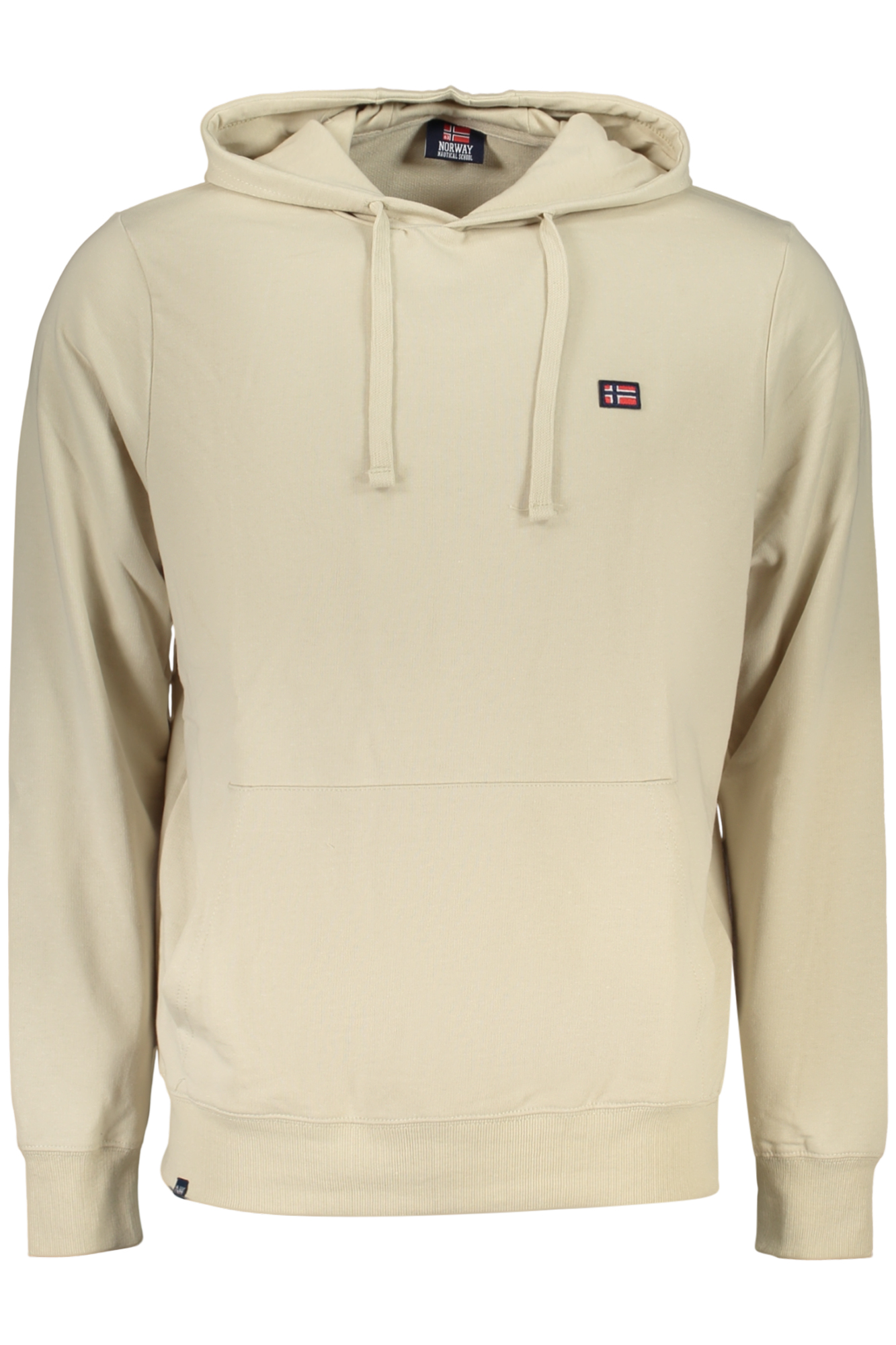 Мъжки суитшърт с цип в бежов цвят НОРВЕГИЯ 1963