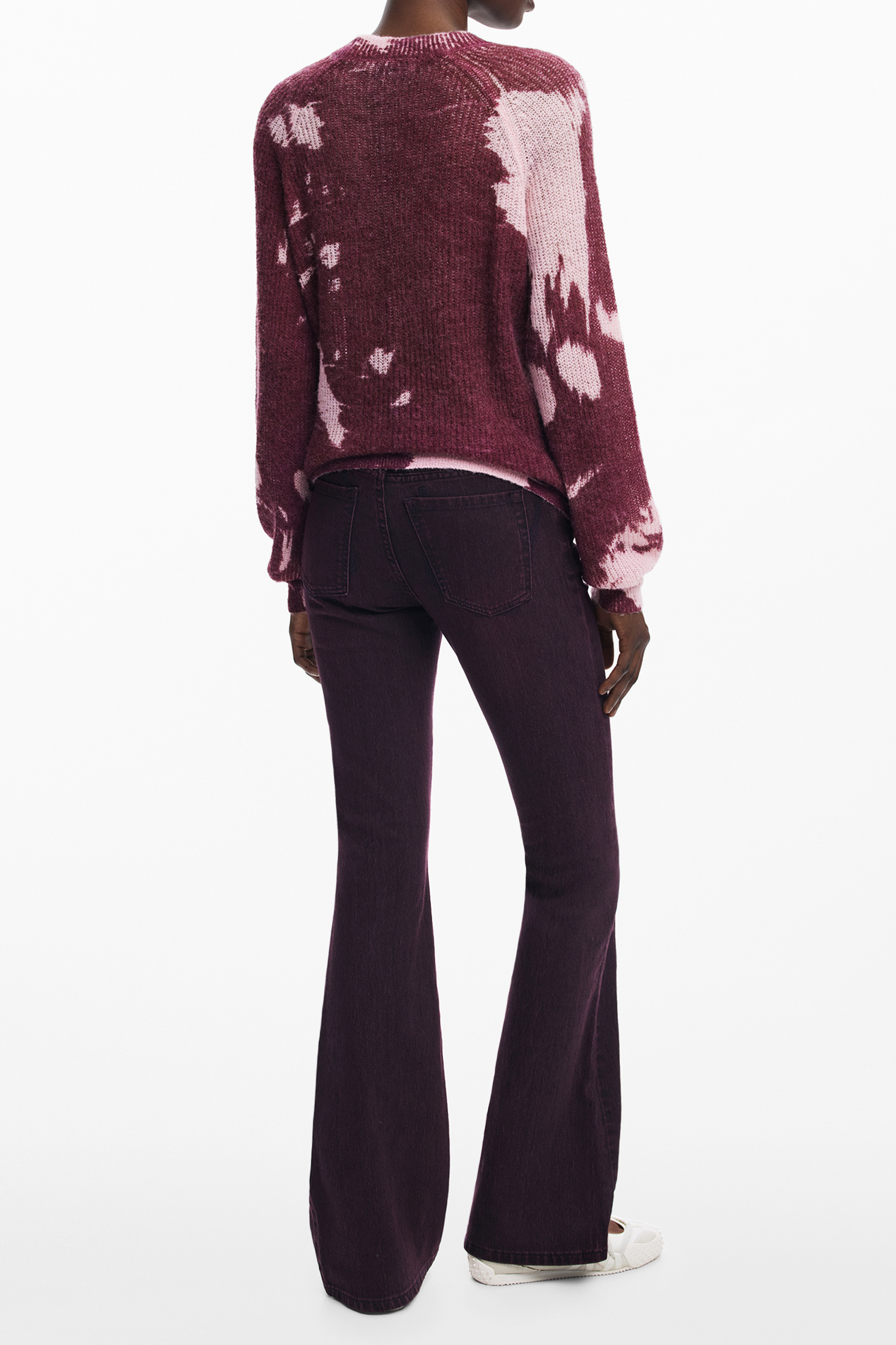 Pulover roz Desigual