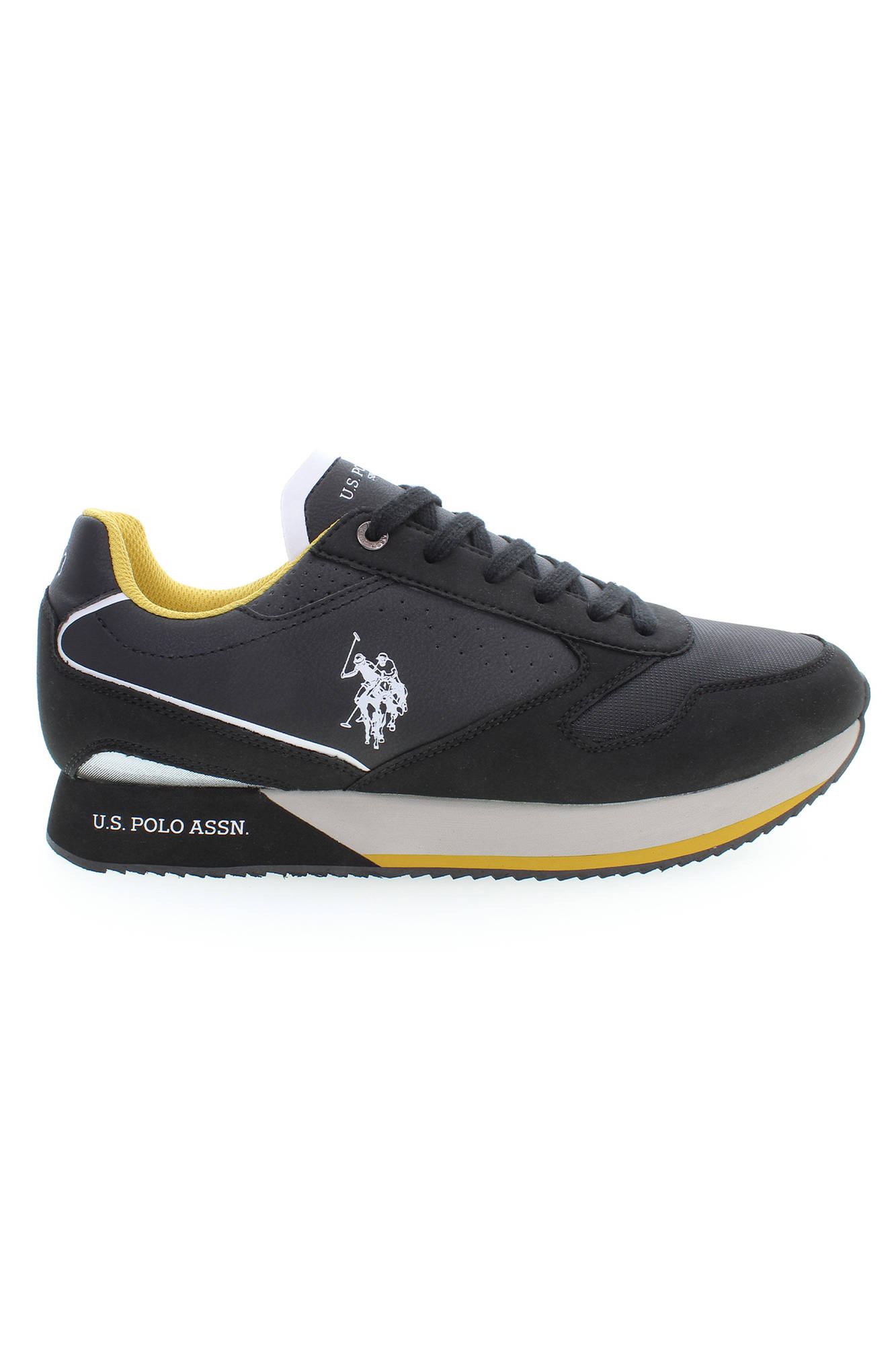 US POLO BEST PRICE BLACK MENS SPORTS SHOES