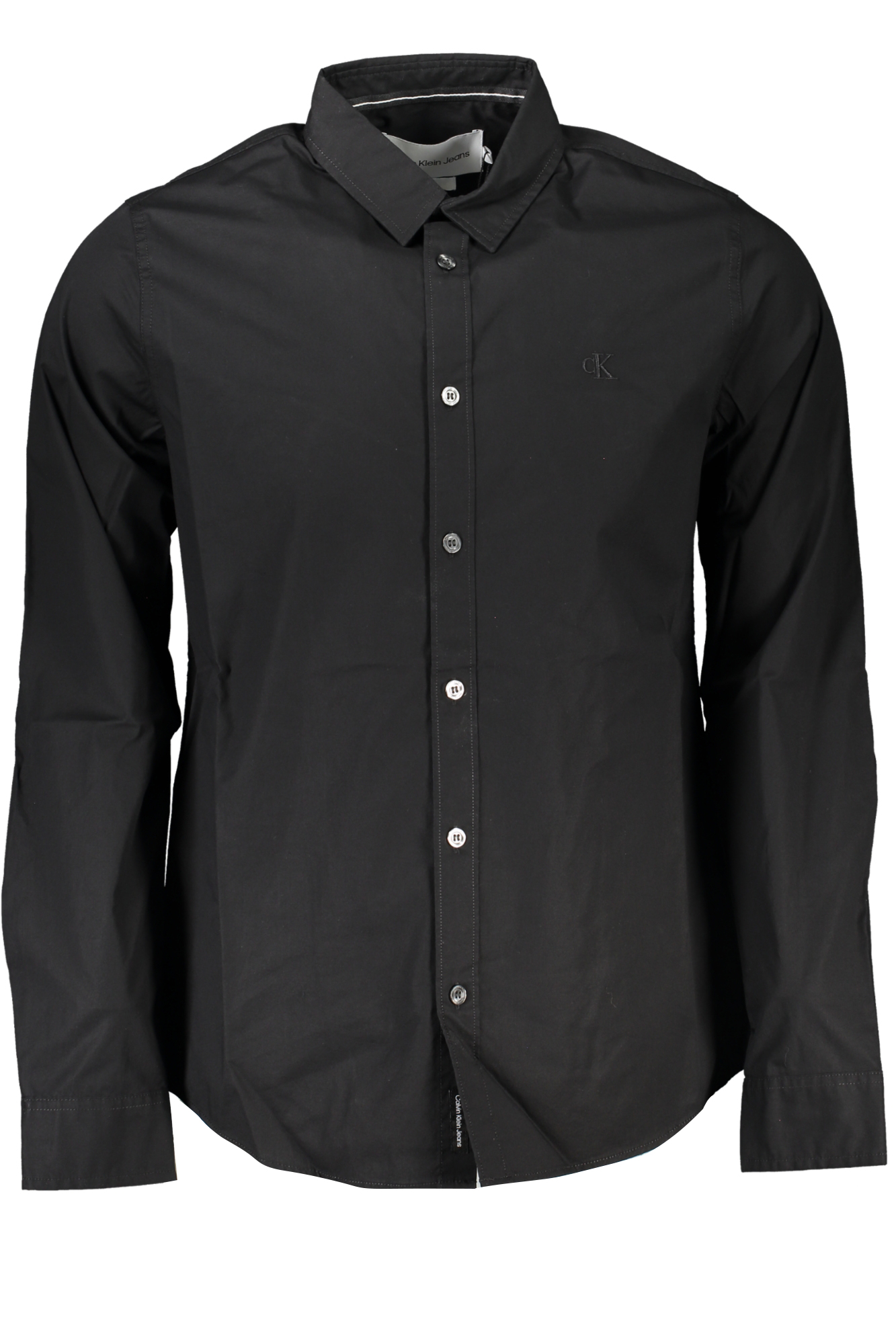 CALVIN KLEIN MEN&#039;S BLACK LONG SLEEVE SHIRT
