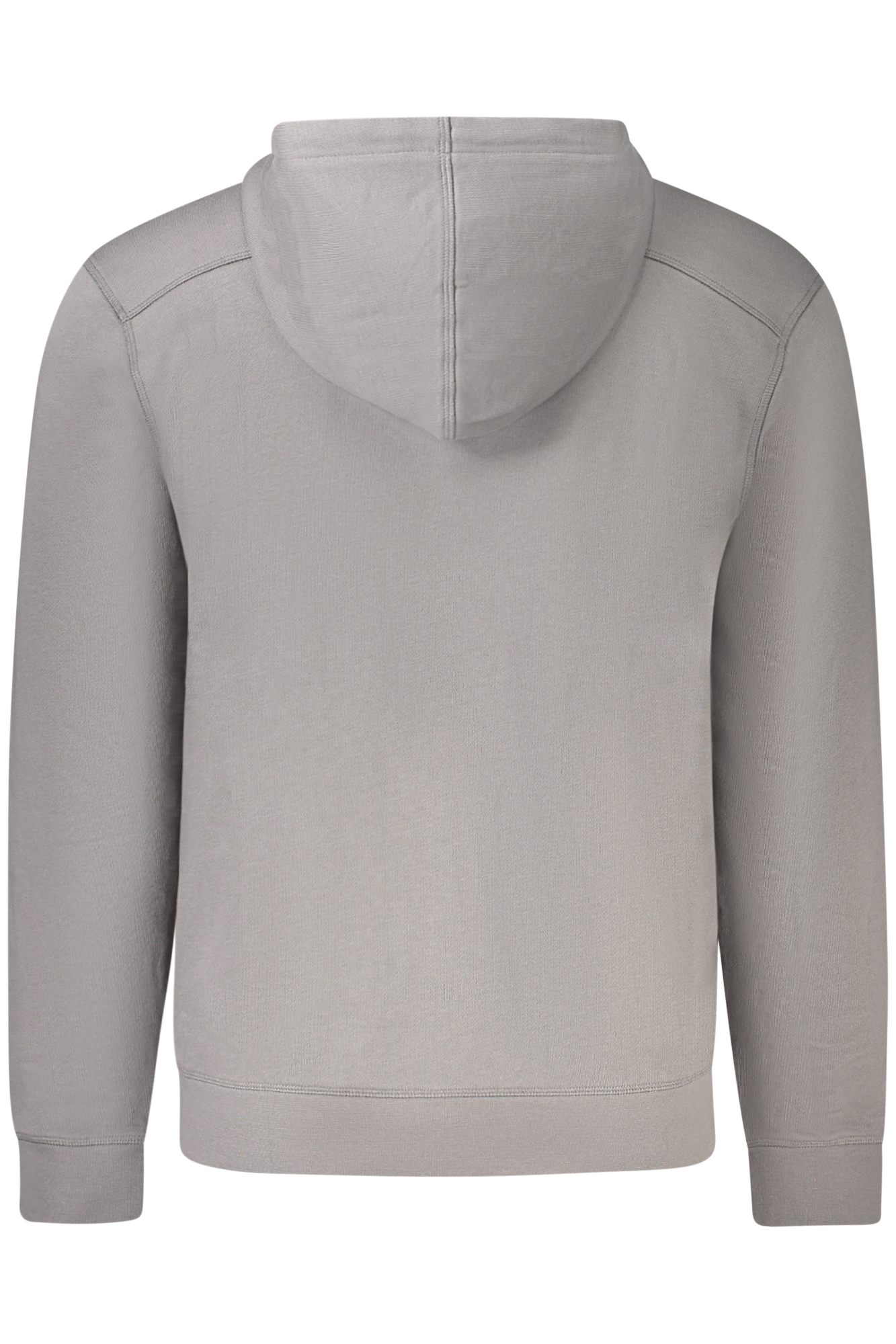 HUGO BOSS MEN'S ZIP-FREE SWEATSHIRT GREY