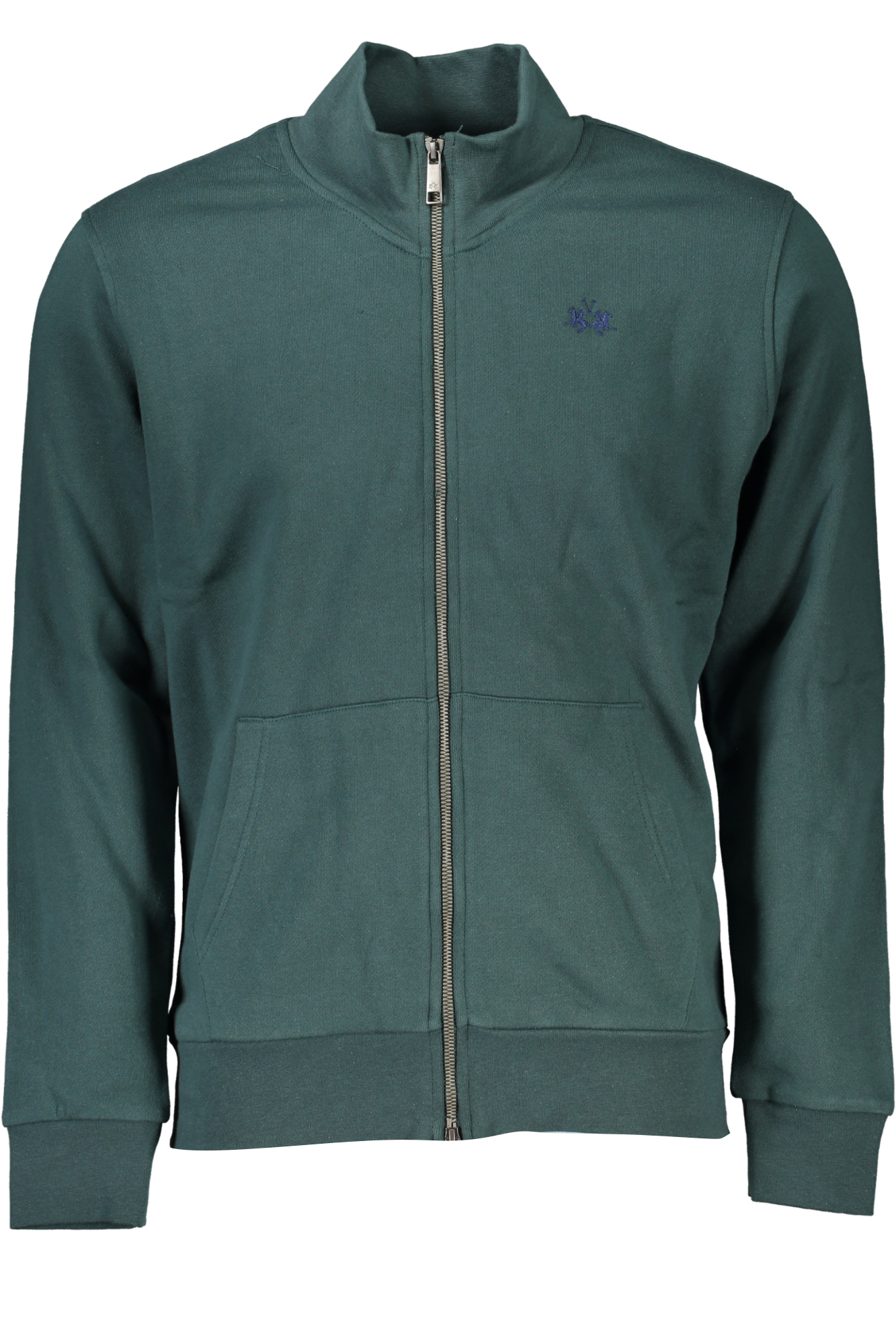 LA MARTINA MEN&#039;S GREEN ZIP SWEATSHIRT