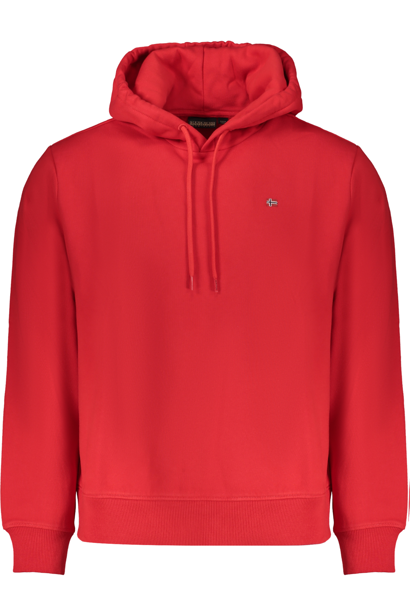 NAPAPIJRI RED MEN&#039;S ZIP-LESS SWEATSHIRT