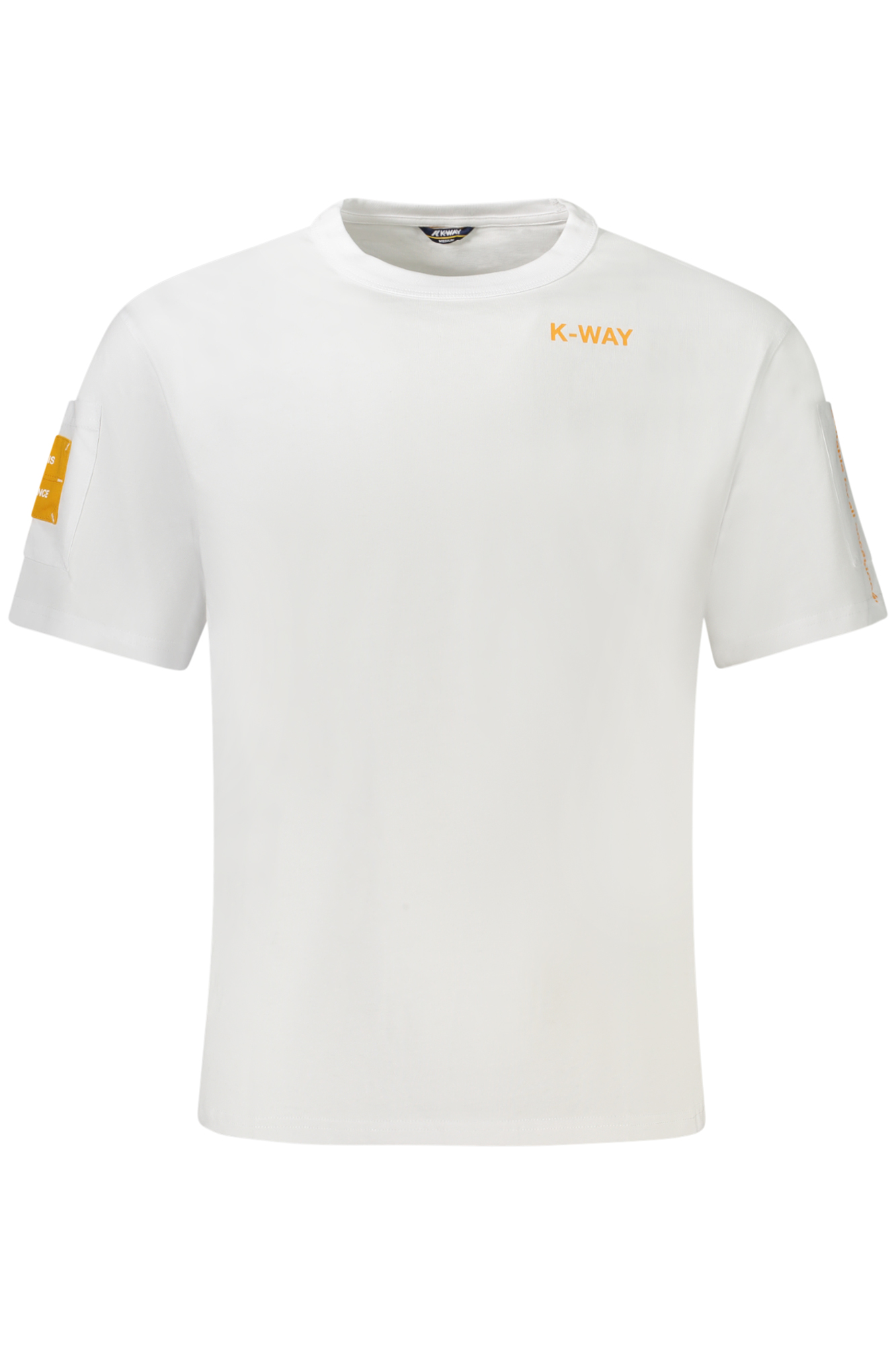 K-WAY SHORT SLEEVE T-SHIRT MEN WHITE