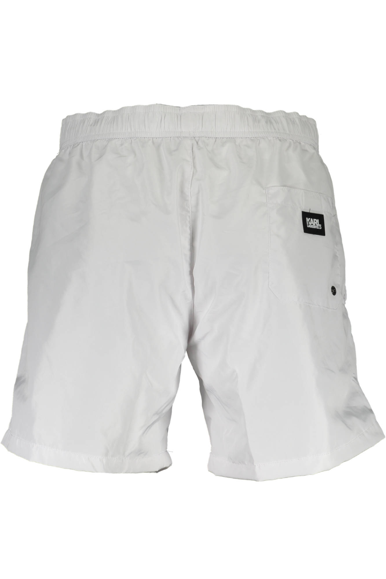 Pantaloni scurți de baie albi pentru bărbați KARL LAGERFELD
