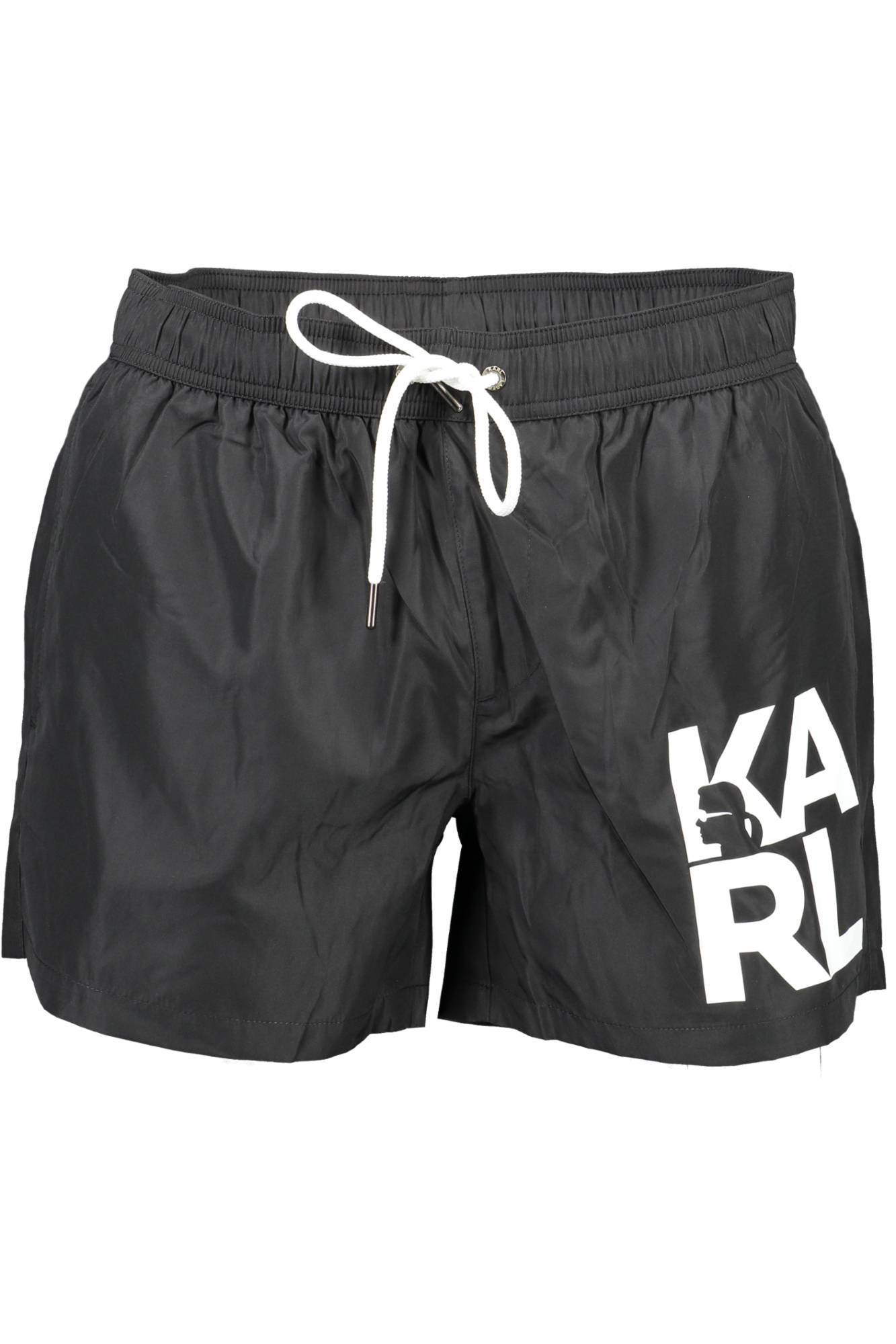 KARL LAGERFELD BEACHWEAR SWIMSUIT BLACK MEN'S BOTTOM