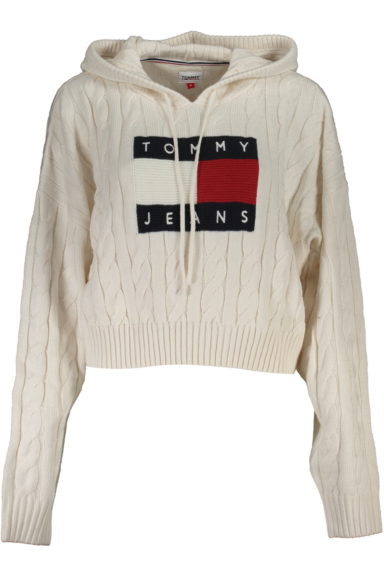 TOMMY HILFIGER WOMEN&#039;S WHITE SWEATER