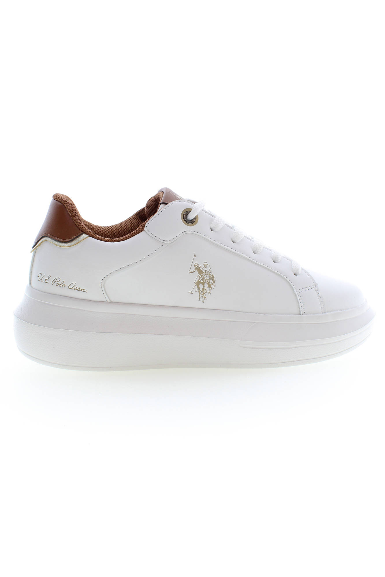US POLO BEST PRICE WHITE WOMENS SPORTS SHOES