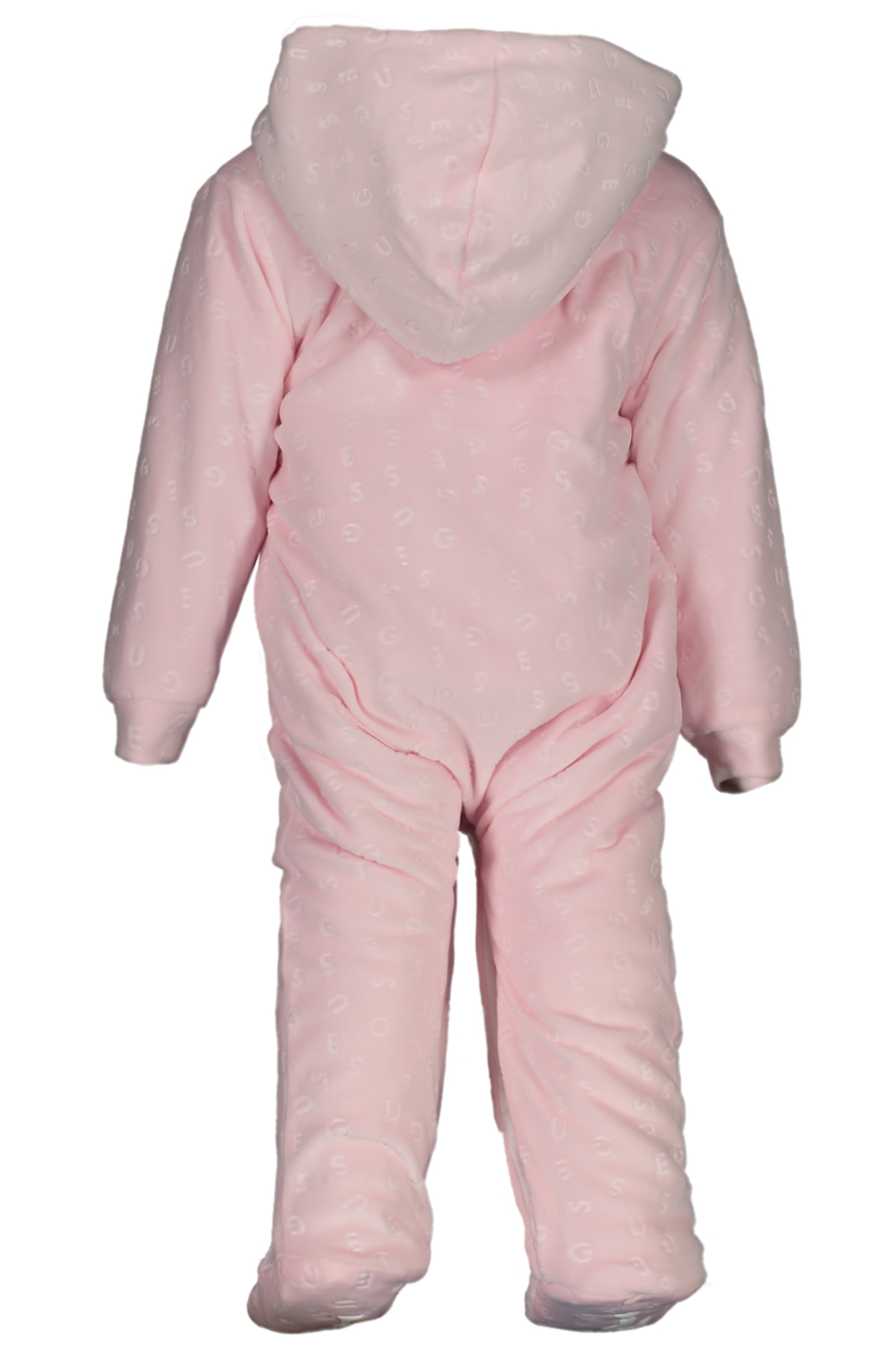 Salopetă roz pentru copii GUESS JEANS