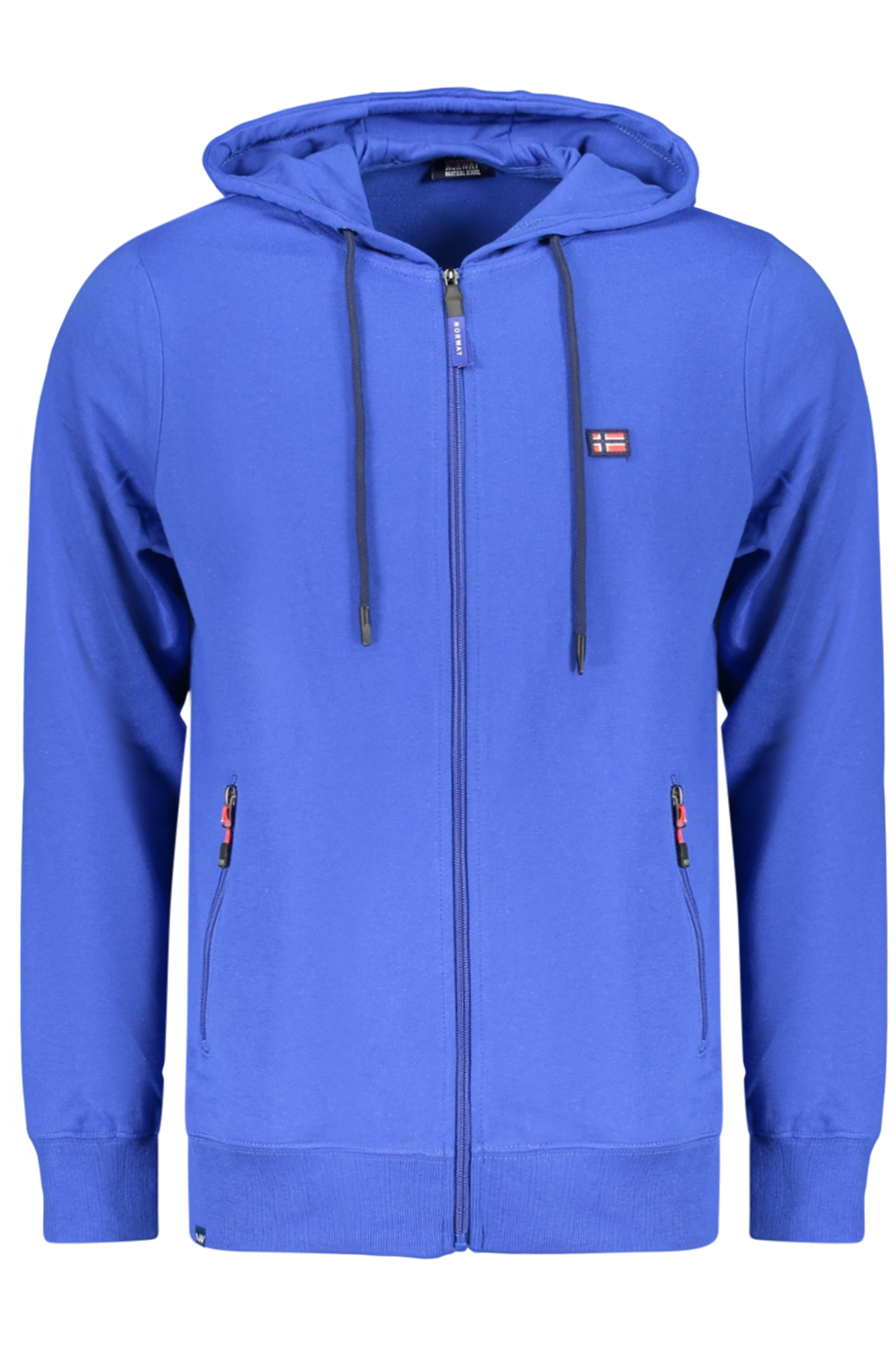 Мъжки син суитшърт с цип Норвегия 1963