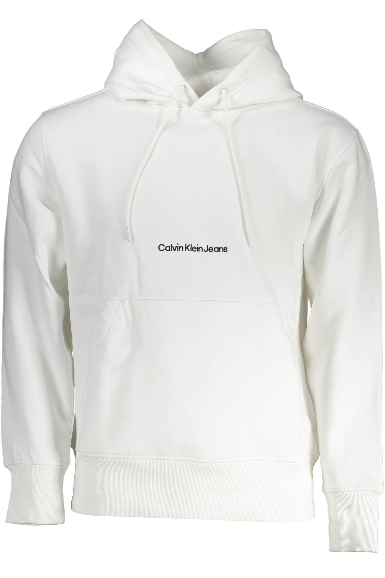 CALVIN KLEIN WHITE MEN&#039;S SWEATSHIRT WITHOUT ZIP