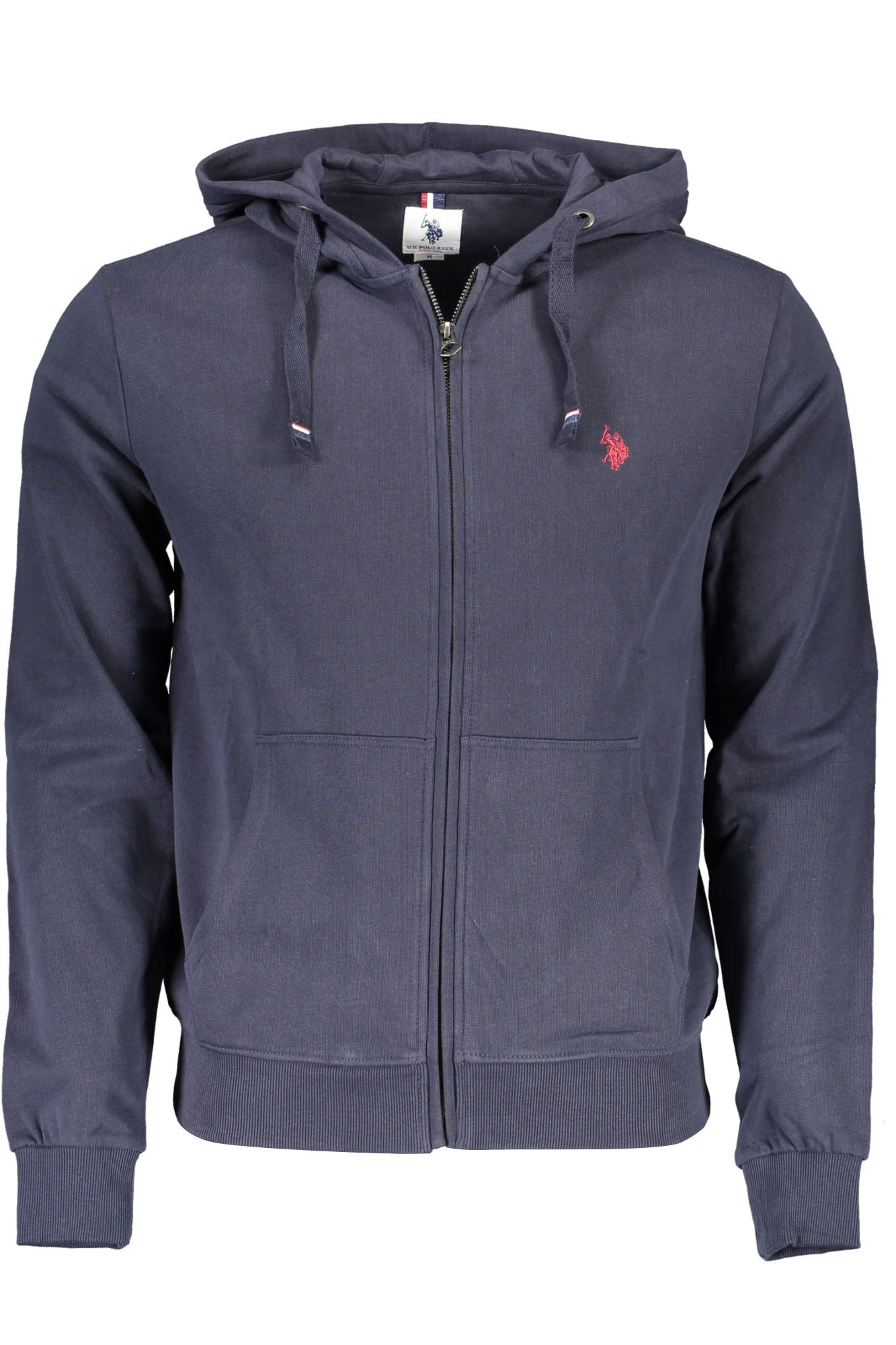 US POLO MEN&#039;S BLUE SWEATSHIRT WITH ZIP