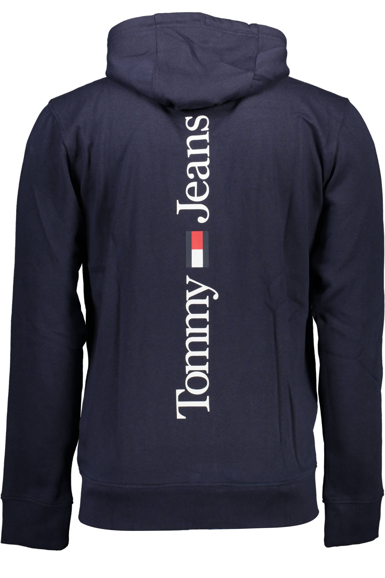 TOMMY HILFIGER MEN'S BLUE ZIPPED SWEATSHIRT