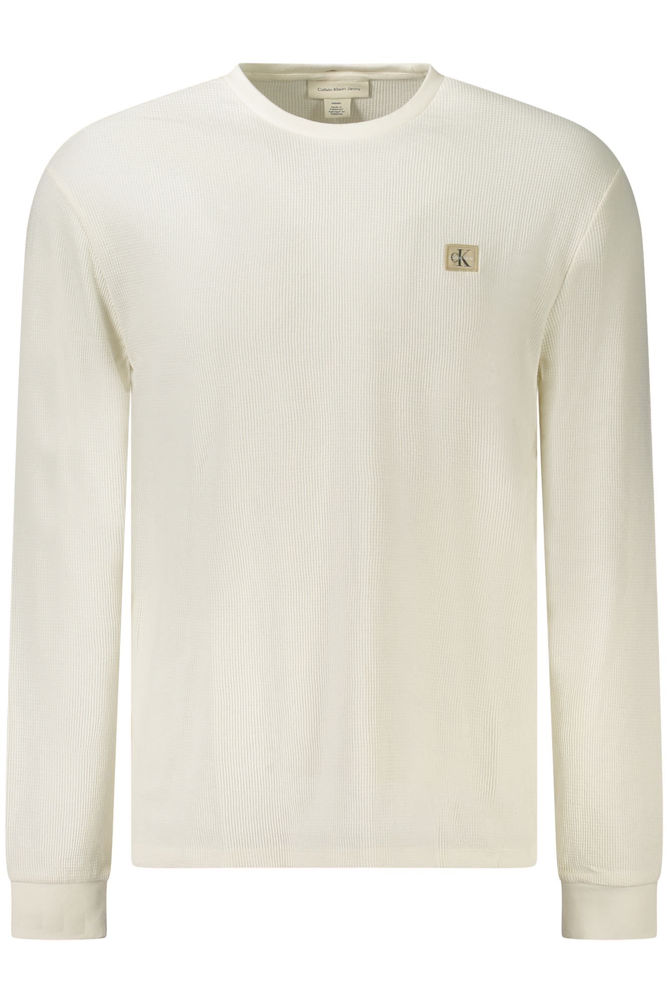 CALVIN KLEIN MEN&#039;S WHITE SWEATER