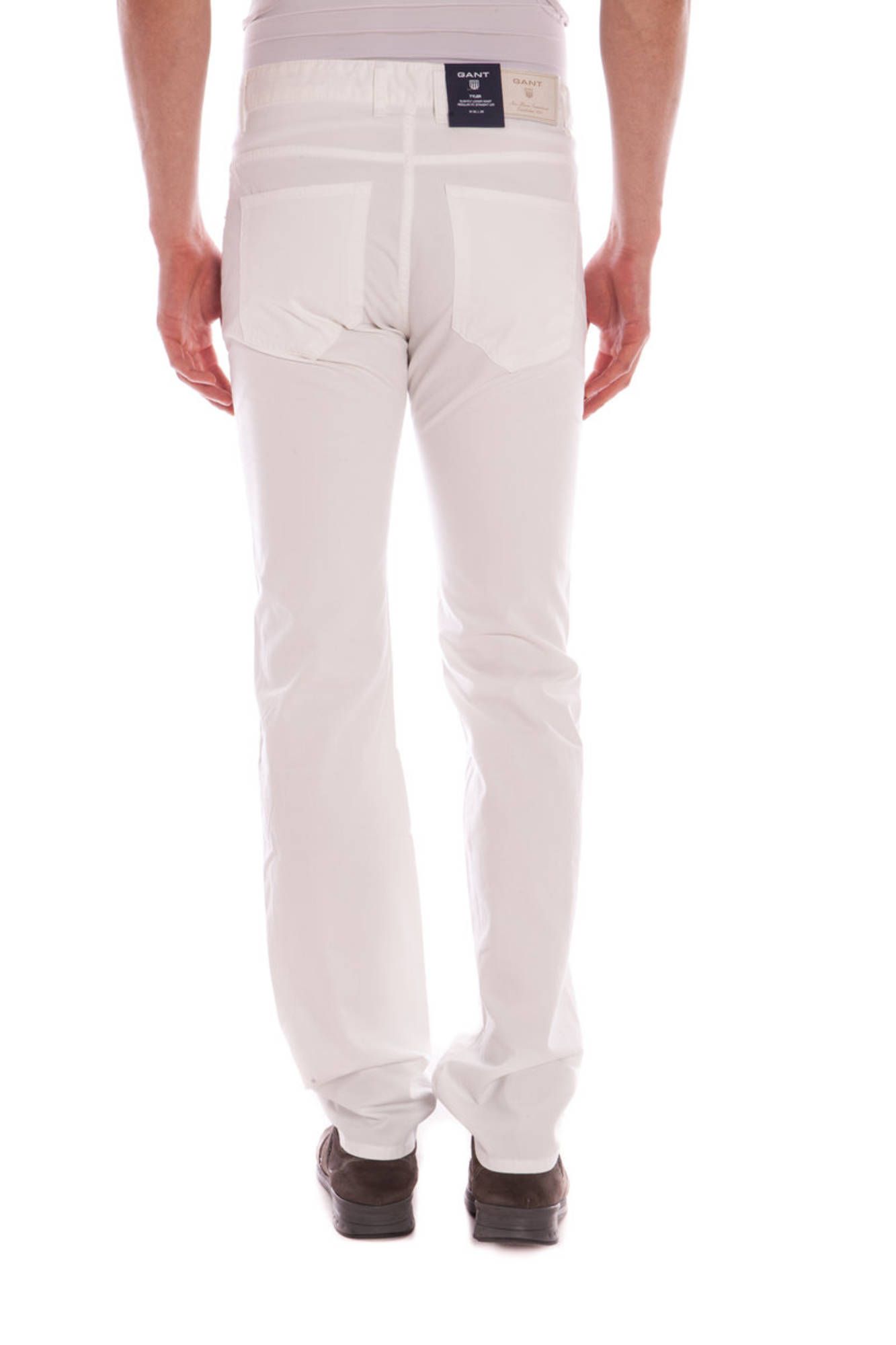 GANT MEN&#039;S WHITE TROUSERS