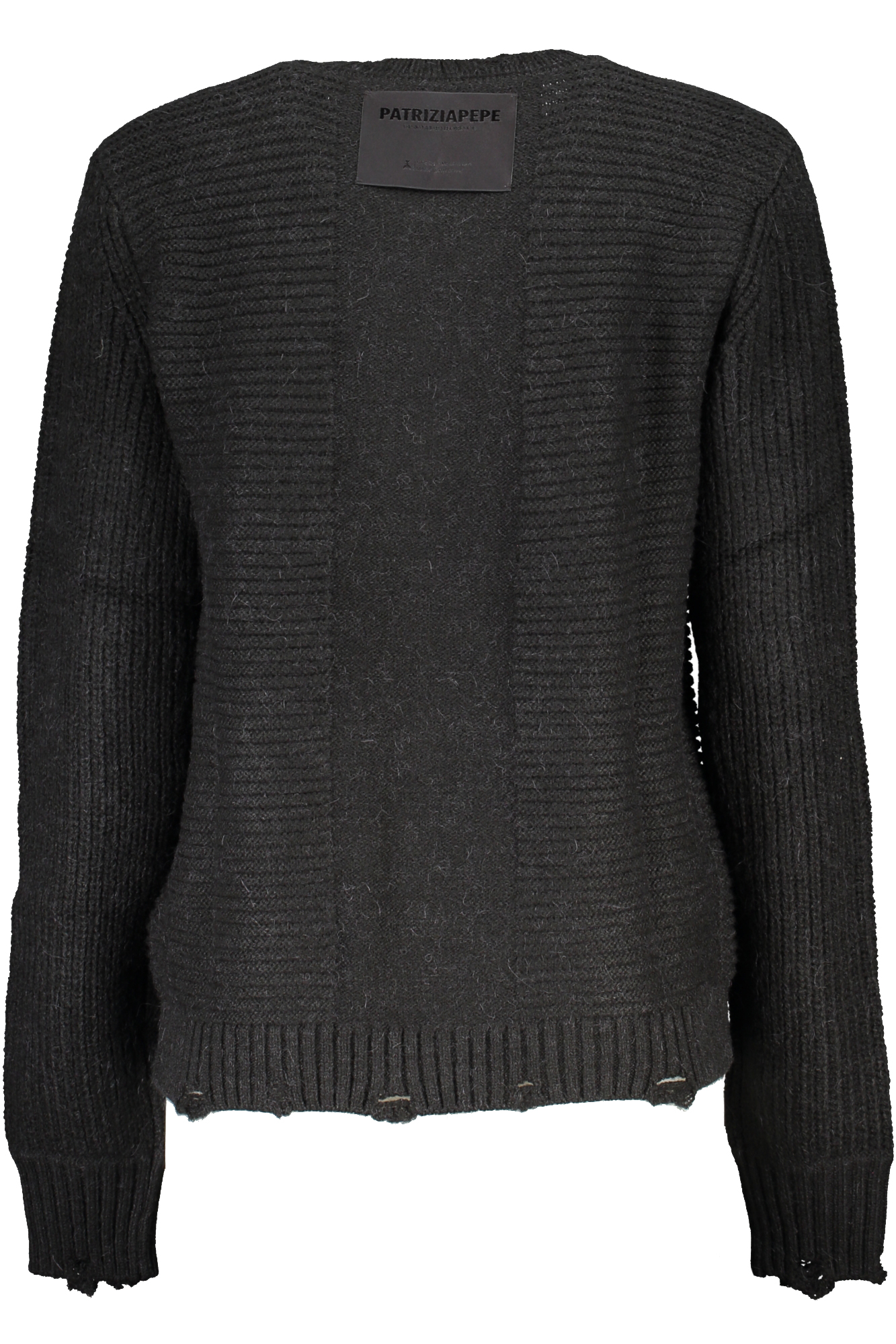 PATRIZIA PEPE WOMEN'S BLACK SWEATER
