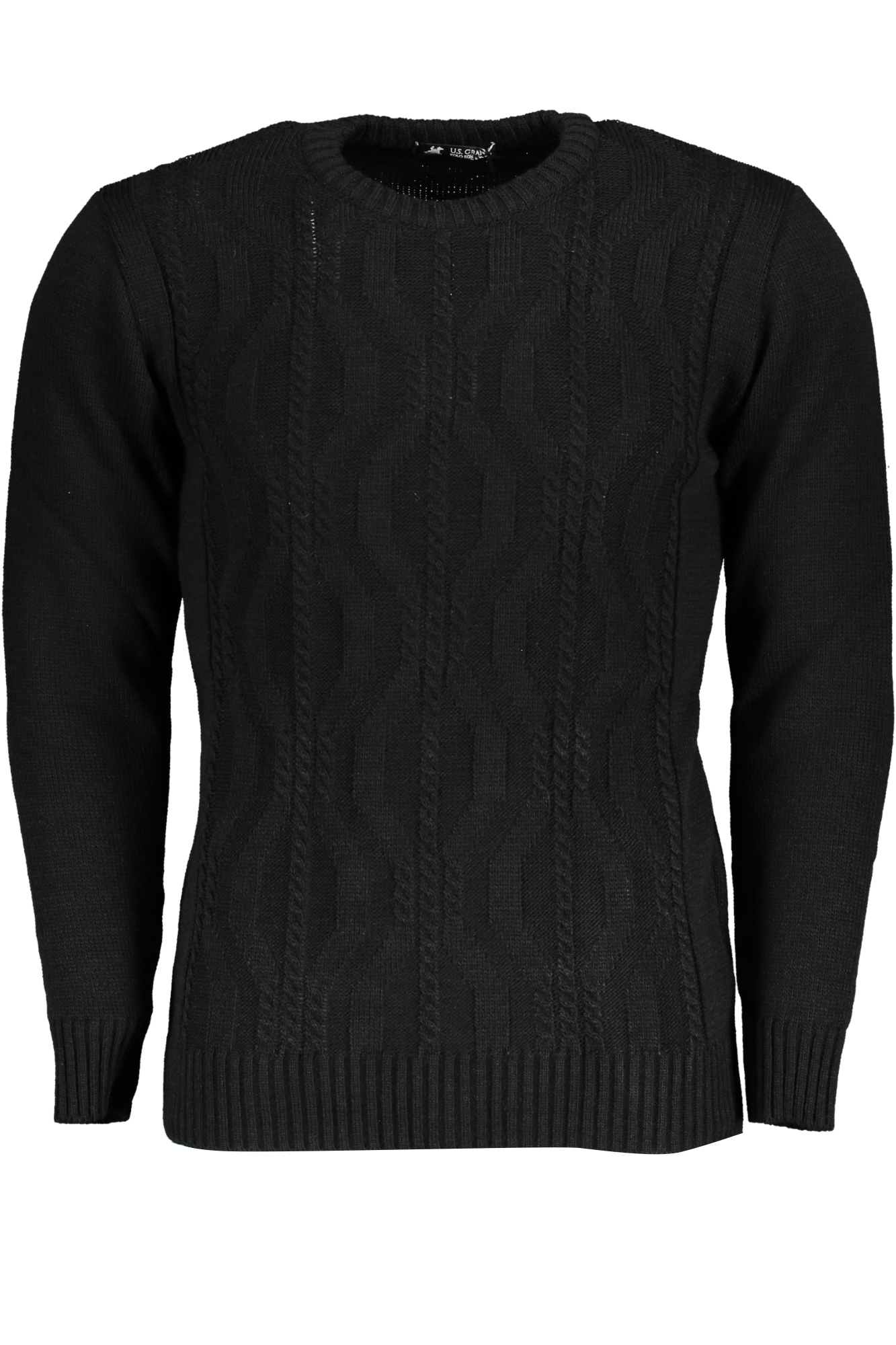 US GRAND POLO MENS BLACK SWEATER