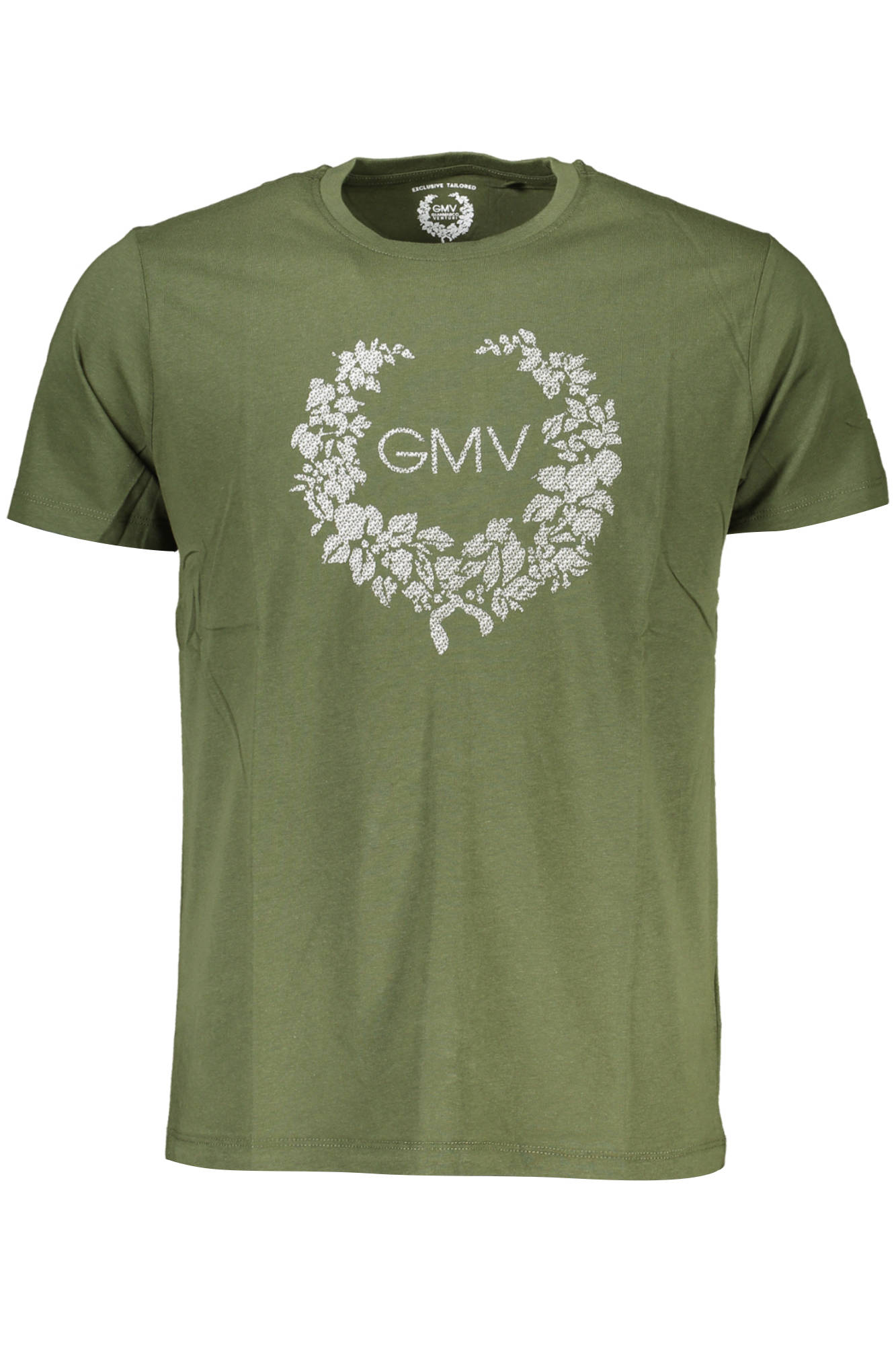 GIAN MARCO VENTURI MENS SHORT SLEEVED T-SHIRT GREEN