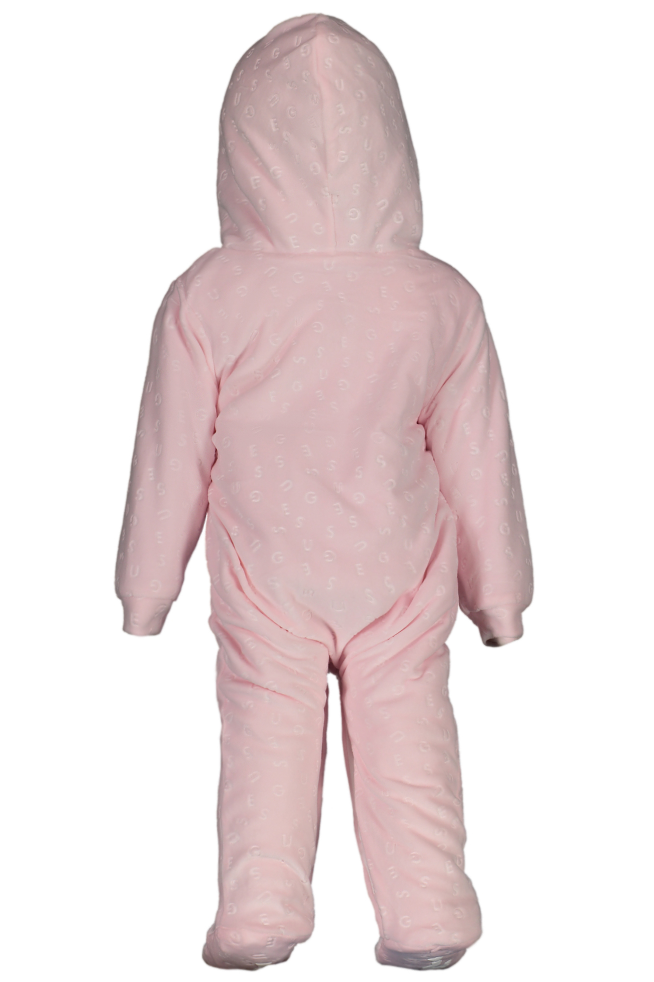 Salopetă roz pentru copii GUESS JEANS