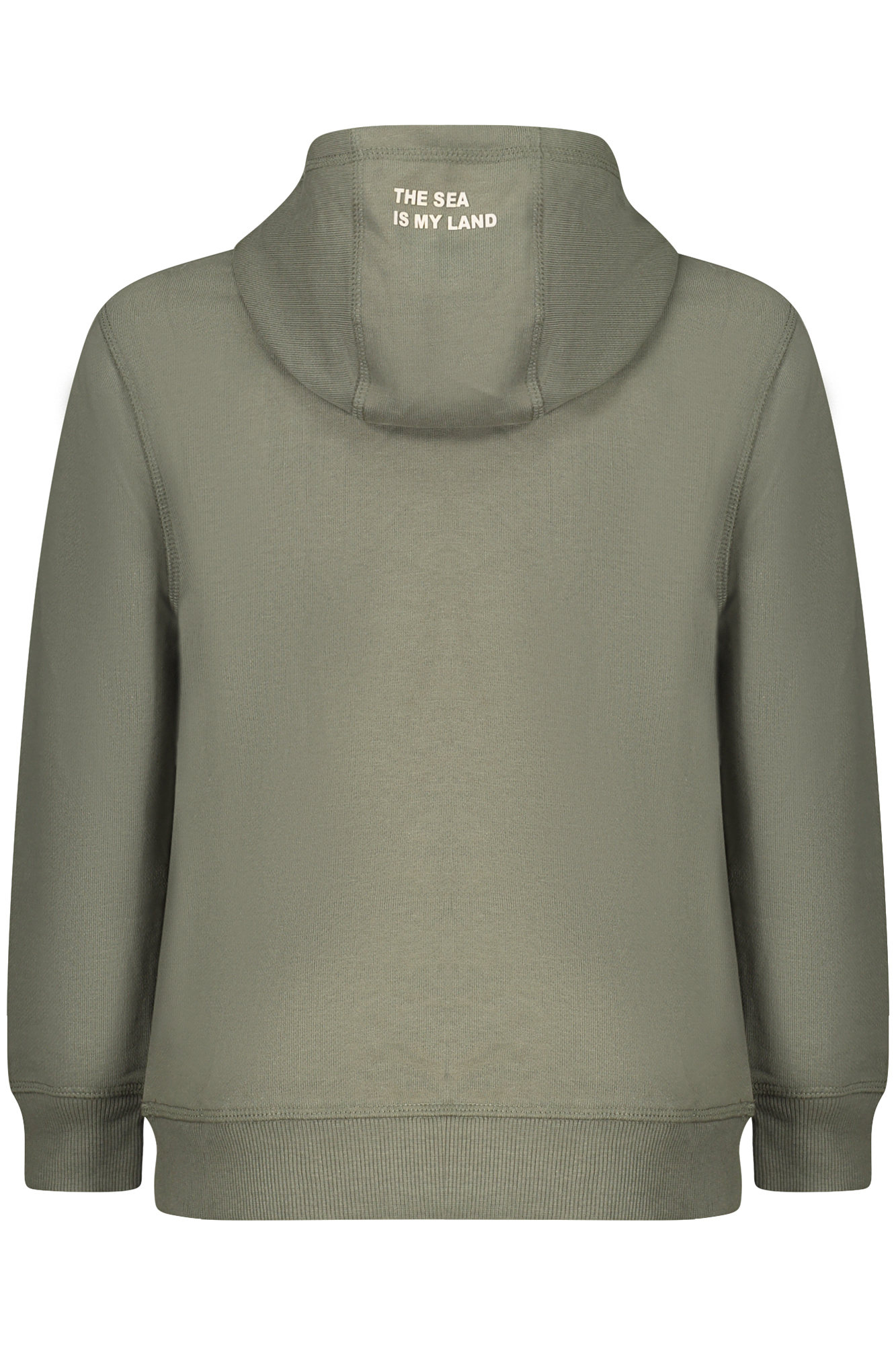 NORTH SAILS CHILDREN'S ZIP-UP SWEATSHIRT, GREEN