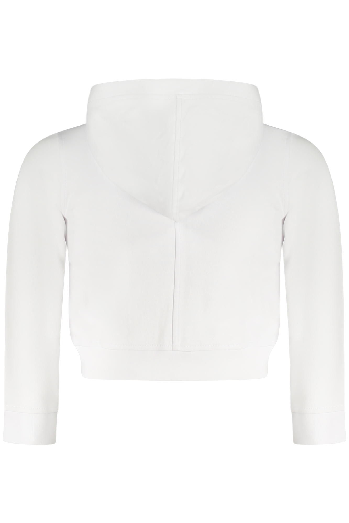 Hanorac cu fermoar K-WAY pentru fete, alb