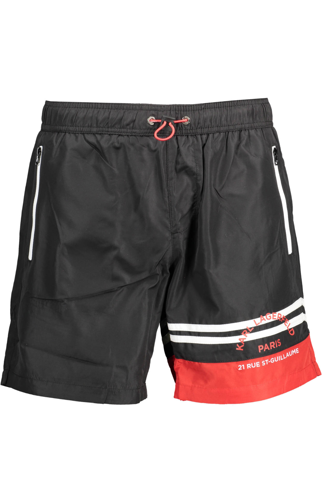 KARL LAGERFELD BEACHWEAR SWIMSUIT BLACK MEN&#39;S BOTTOM