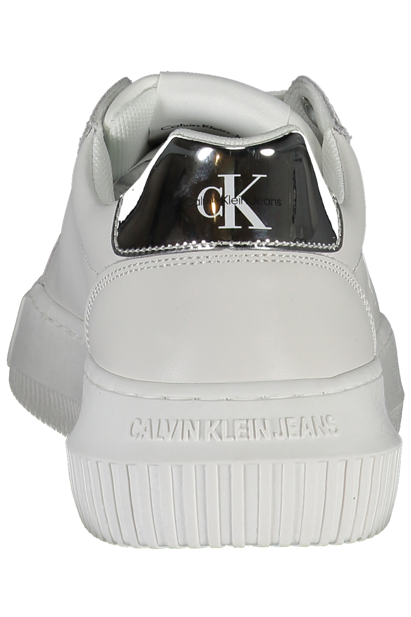 White women's leather sneakers Calvin Klein Jeans