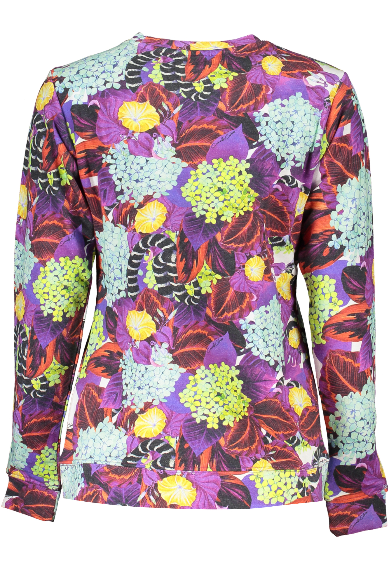 CAVALLI CLASS WOMEN&#039;S SWEATSHIRT WITHOUT ZIP PURPLE