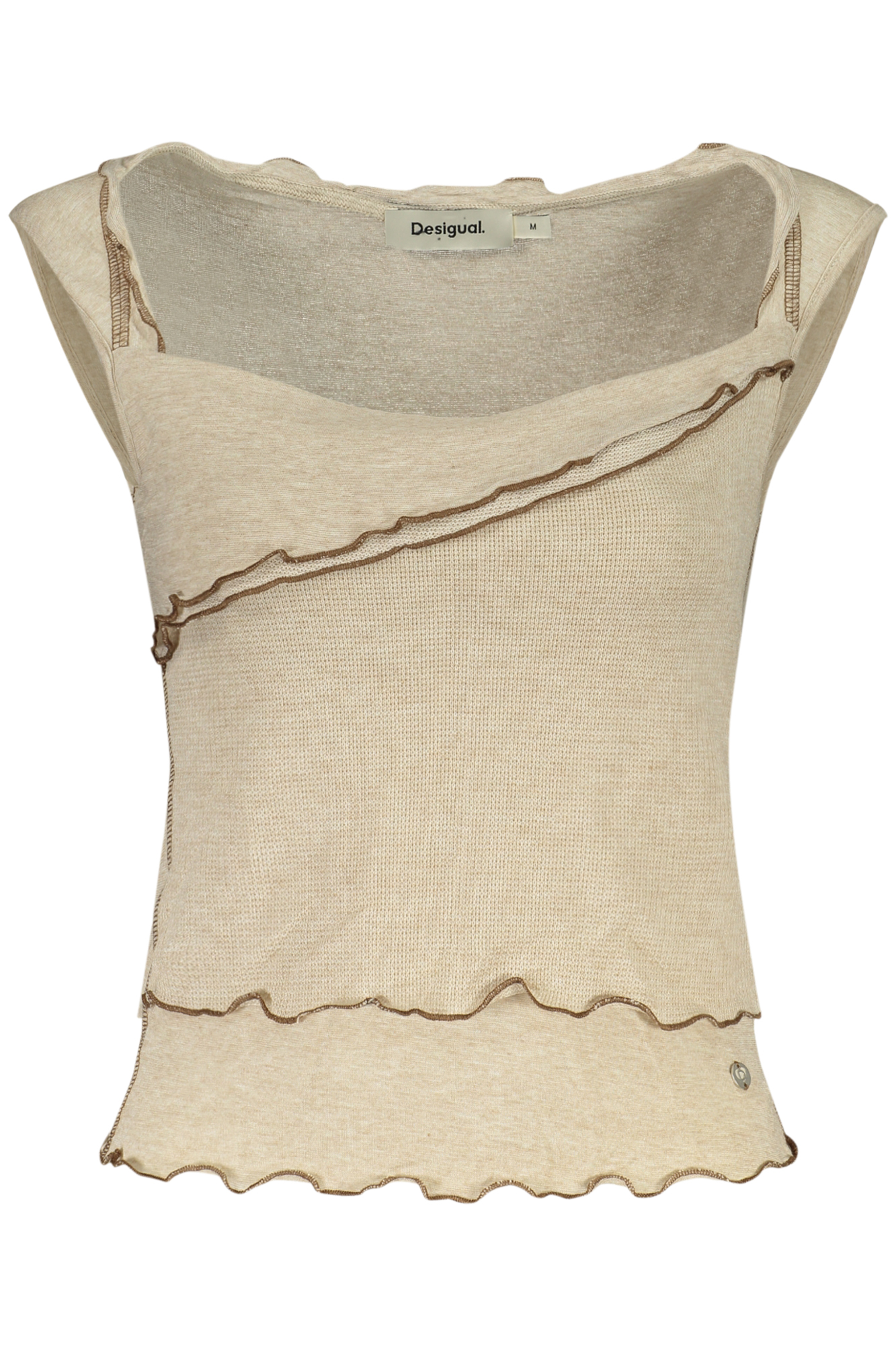 Дамски потник Desigual, бежов