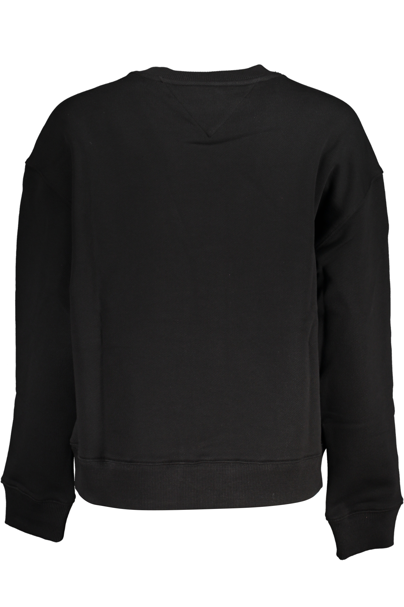 TOMMY HILFIGER MEN&#039;S BLACK ZIPLESS SWEATSHIRT
