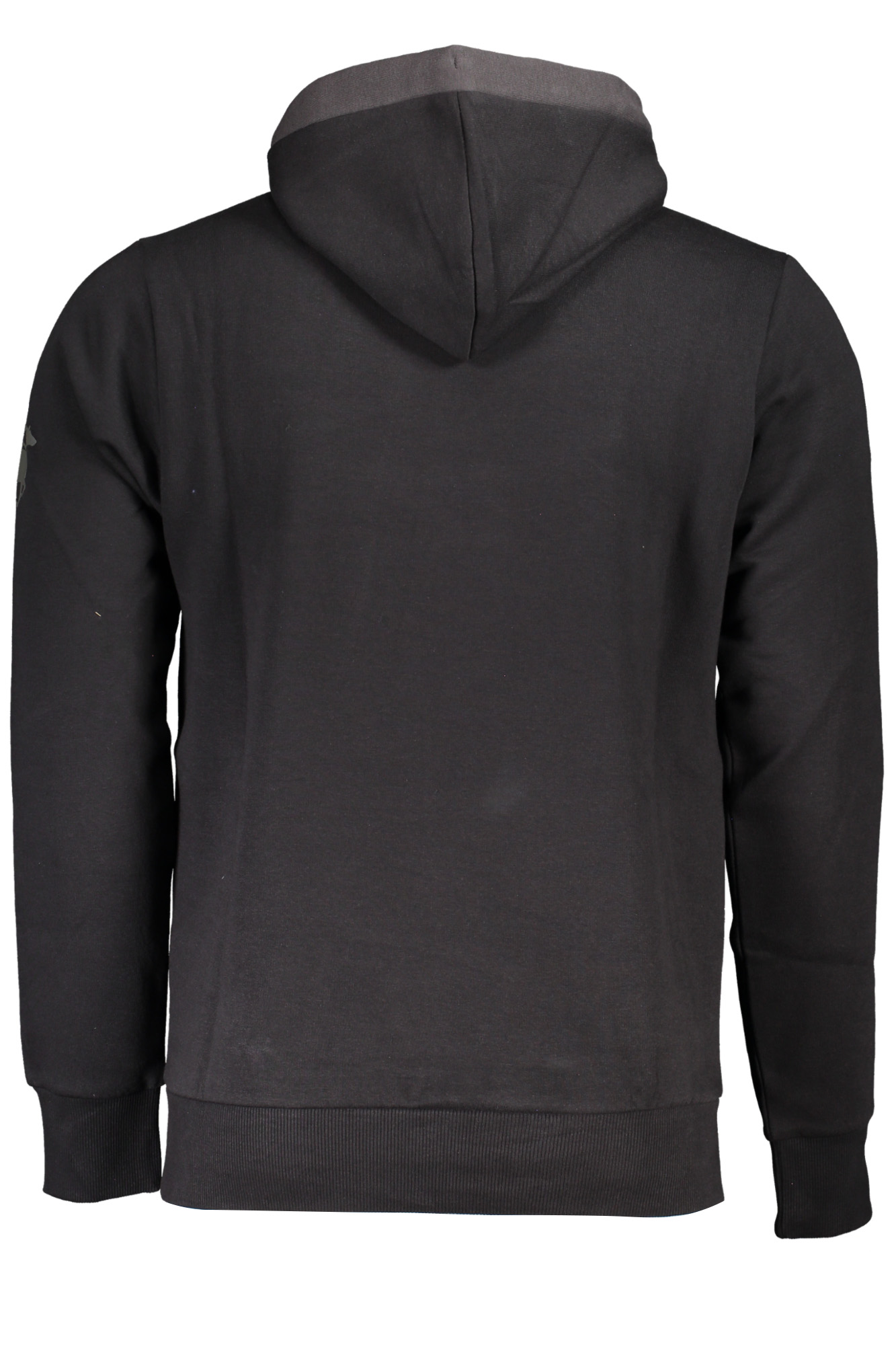US GRAND POLO MEN&#039;S BLACK ZIP-OUT SWEATSHIRT