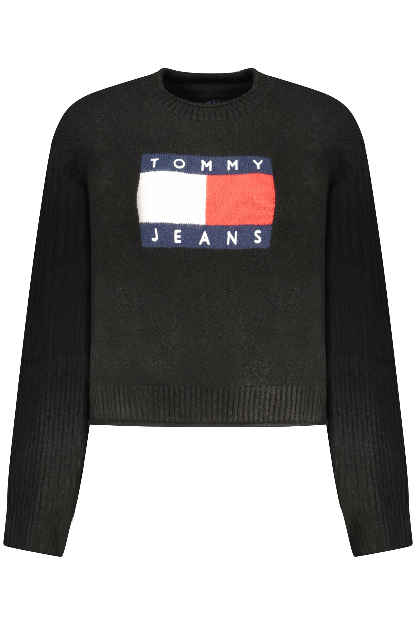 TOMMY HILFIGER WOMEN&#039;S BLACK SWEATER