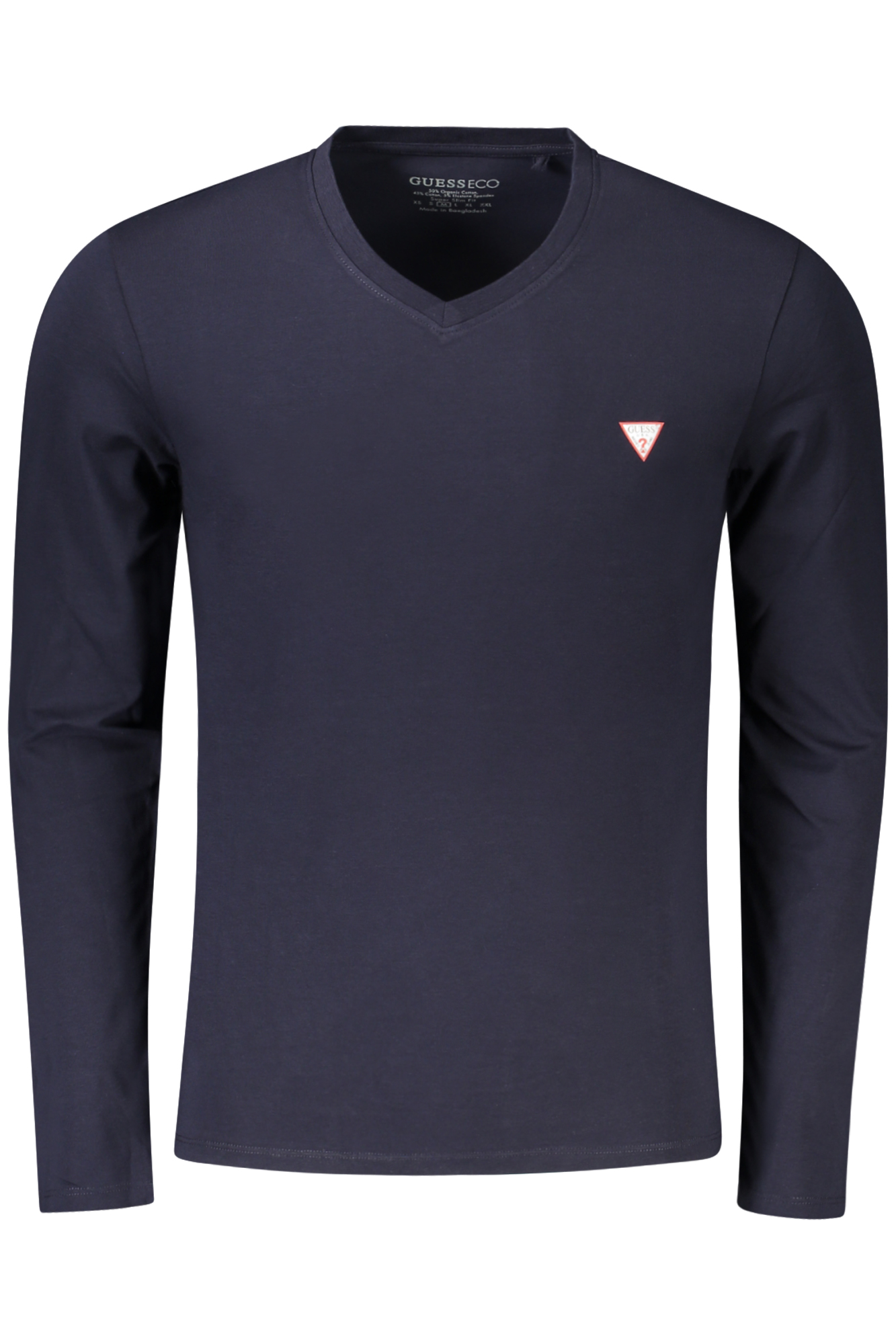 GUESS JEANS LONG SLEEVE T-SHIRT MEN BLUE