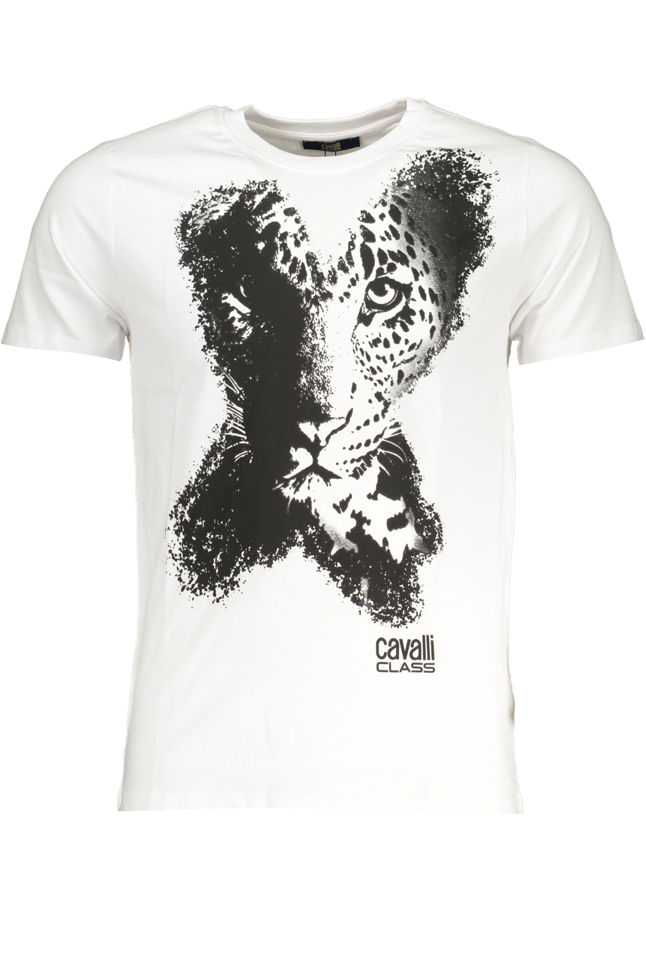 CAVALLI CLASS MENS SHORT SLEEVED T-SHIRT WHITE