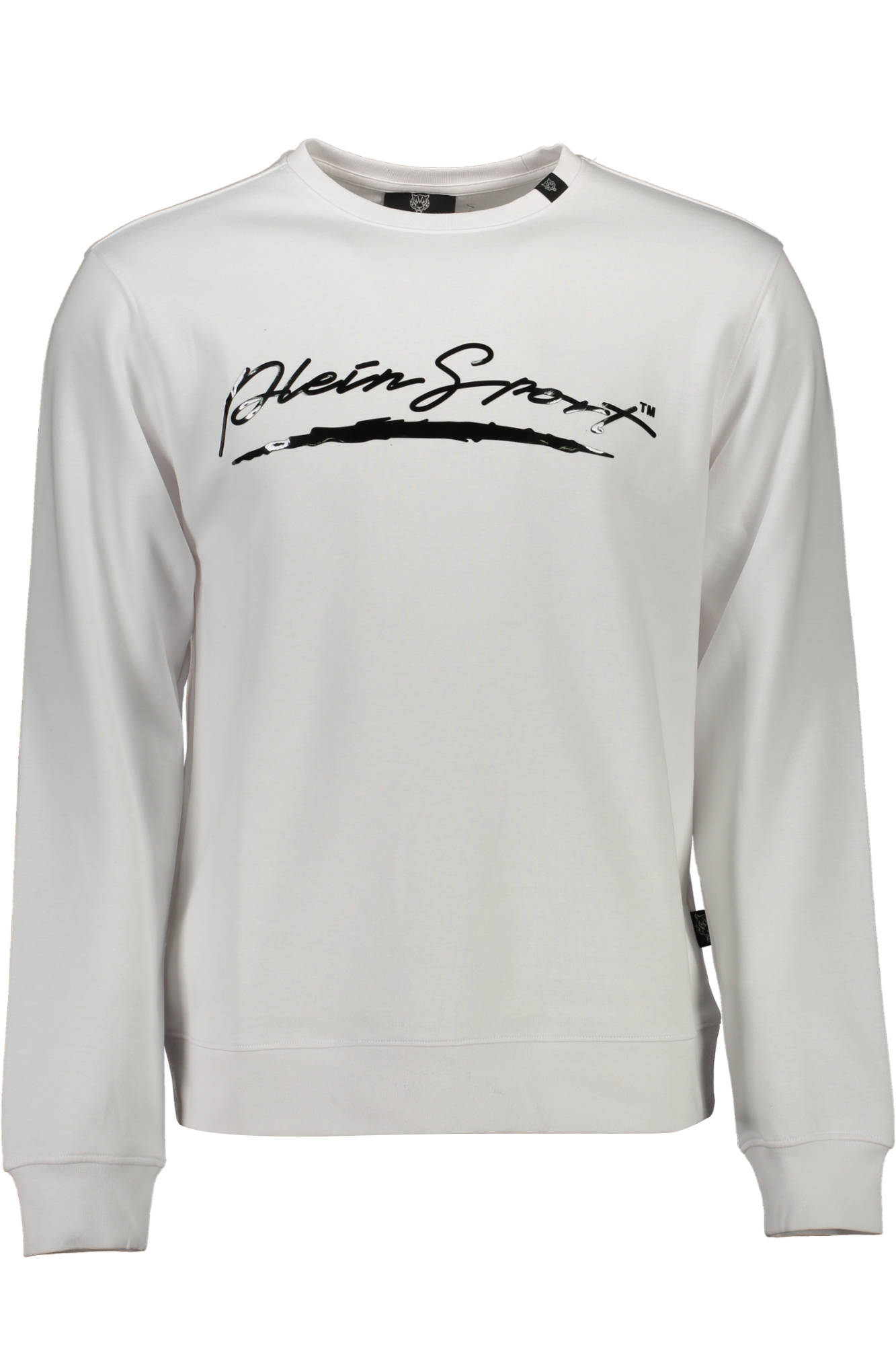 PLEIN SPORT MENS ZIP-UP SWEATSHIRT WHITE