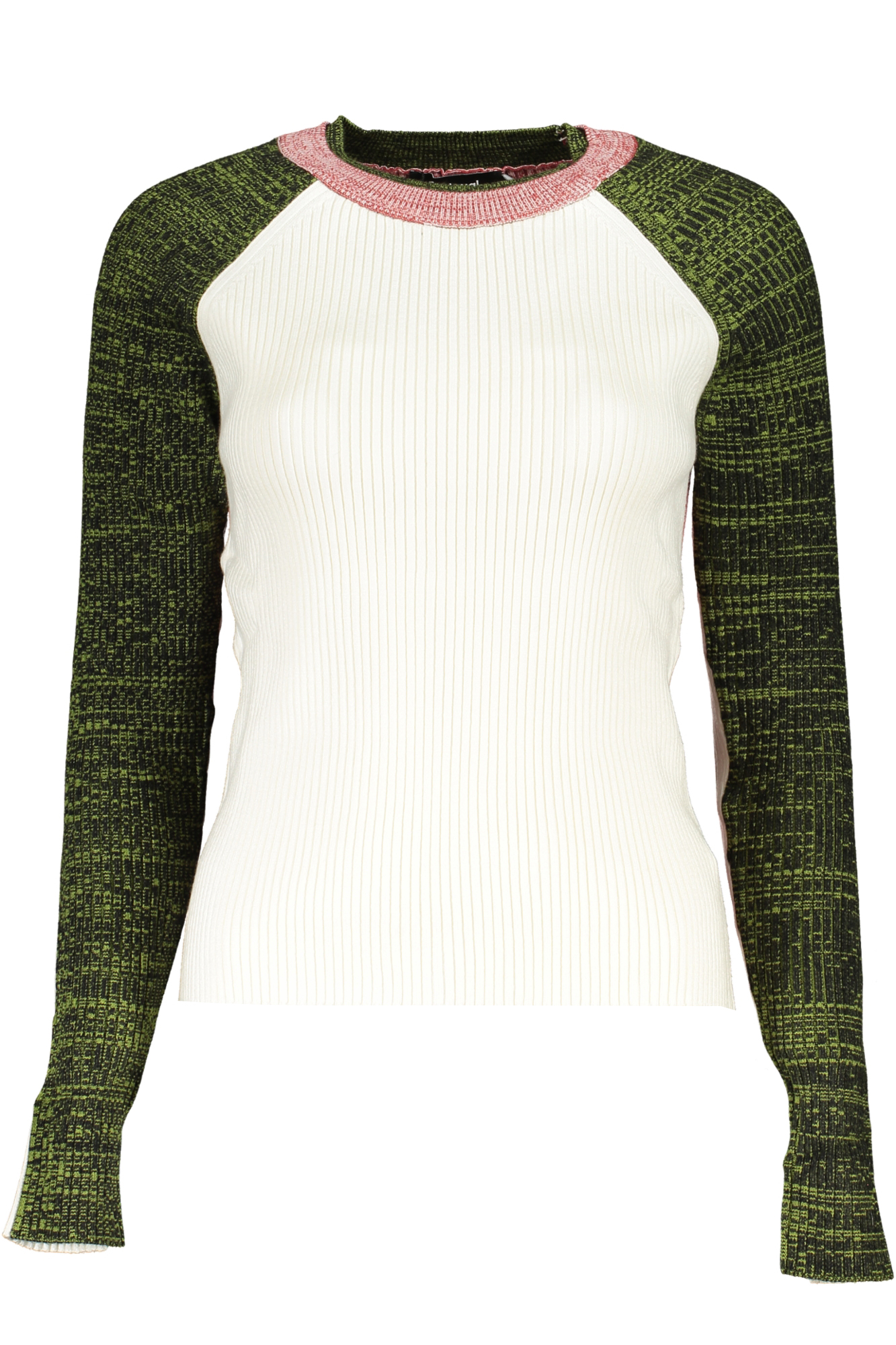 DESIGUAL WHITE WOMEN'S SWEATER