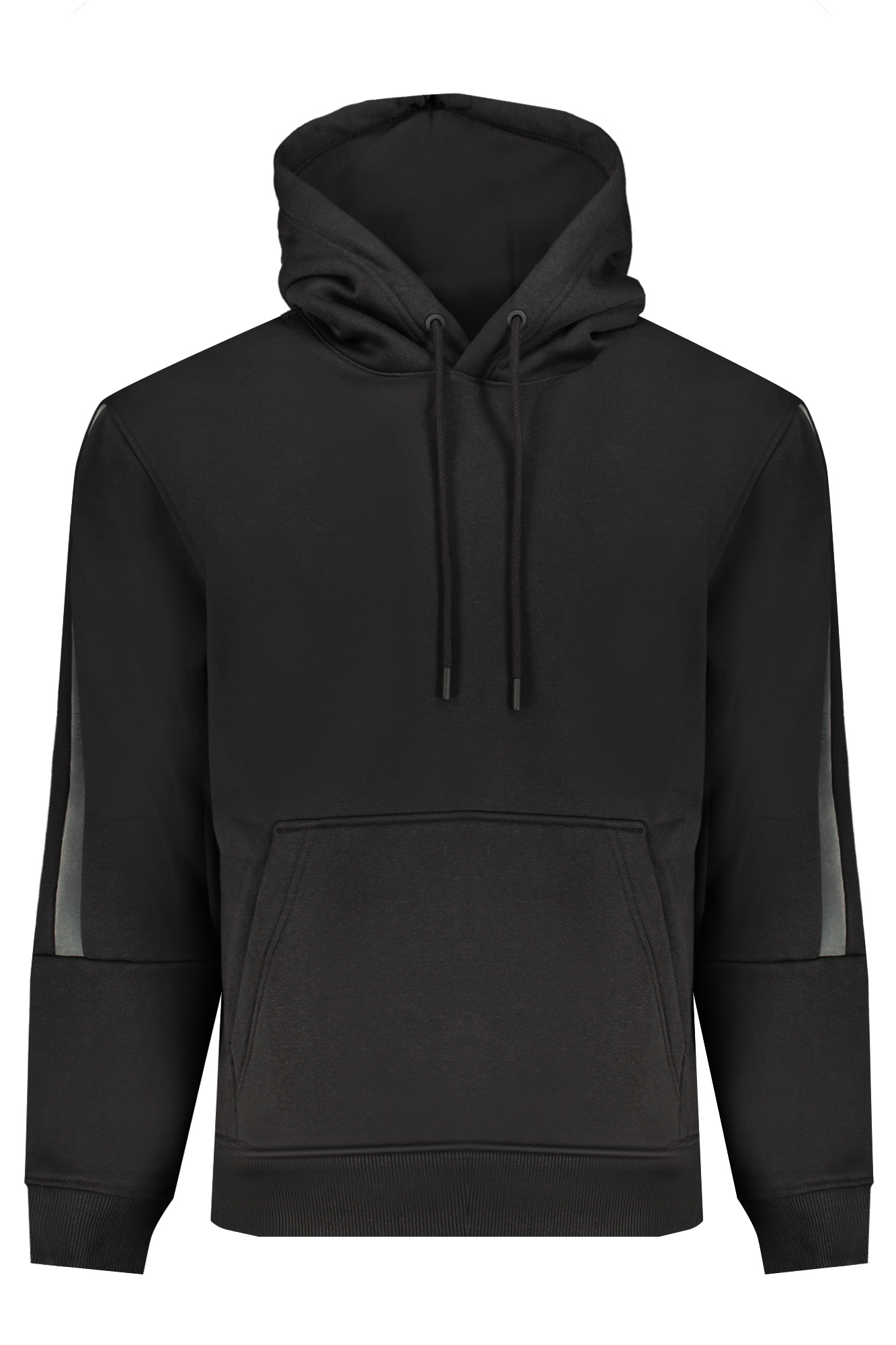 CALVIN KLEIN MENS BLACK ZIPLESS SWEATSHIRT