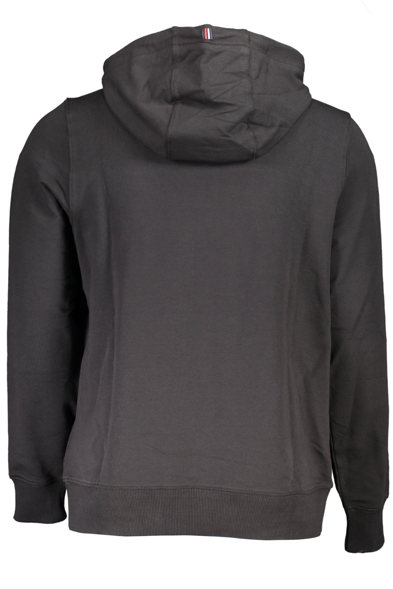 TOMMY HILFIGER MEN&#039;S BLACK ZIPLESS SWEATSHIRT