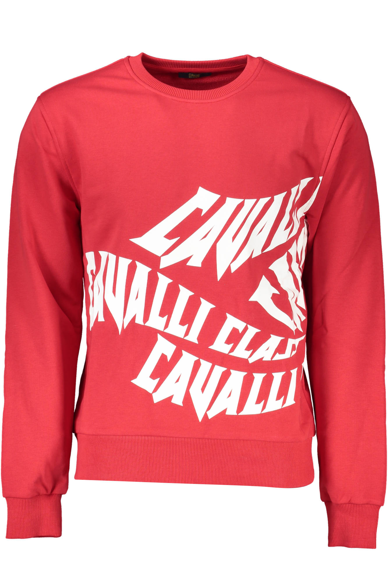 CAVALLI CLASS SWEATSHIRT WITHOUT ZIP MAN RED