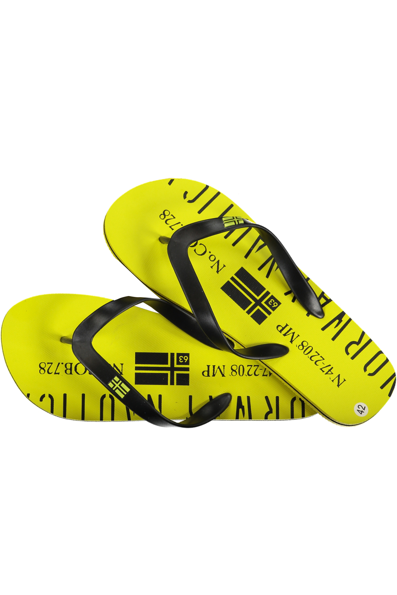 NORWAY 1963 YELLOW MEN&#039;S SLIPPERS