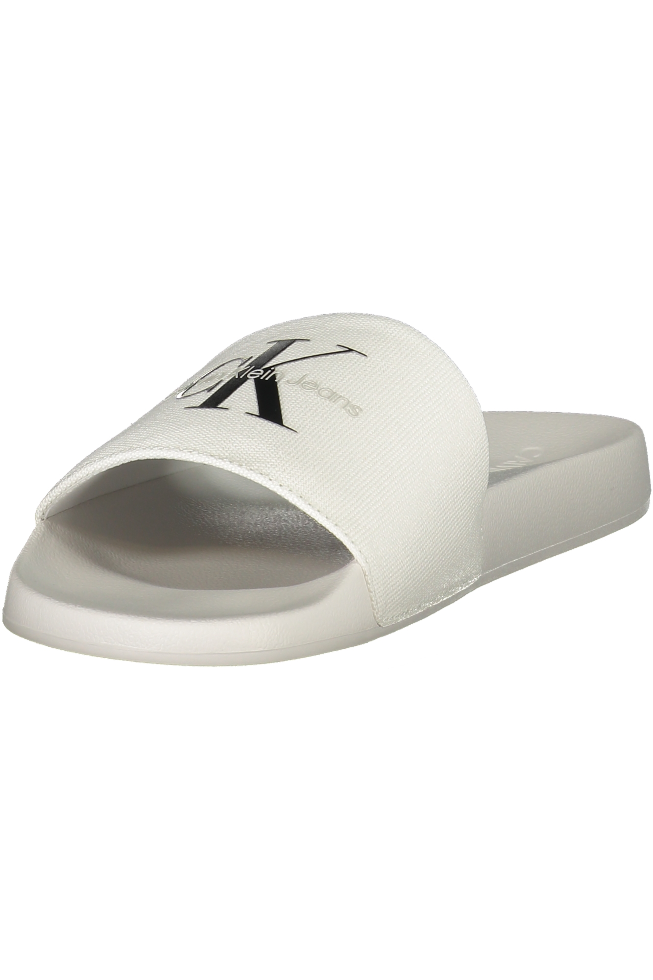 CALVIN KLEIN MEN&#039;S WHITE SLIPPER FOOTWEAR