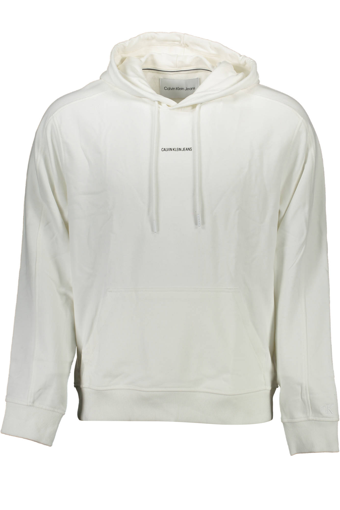 CALVIN KLEIN MEN&#039;S ZIP-UP SWEATSHIRT WHITE
