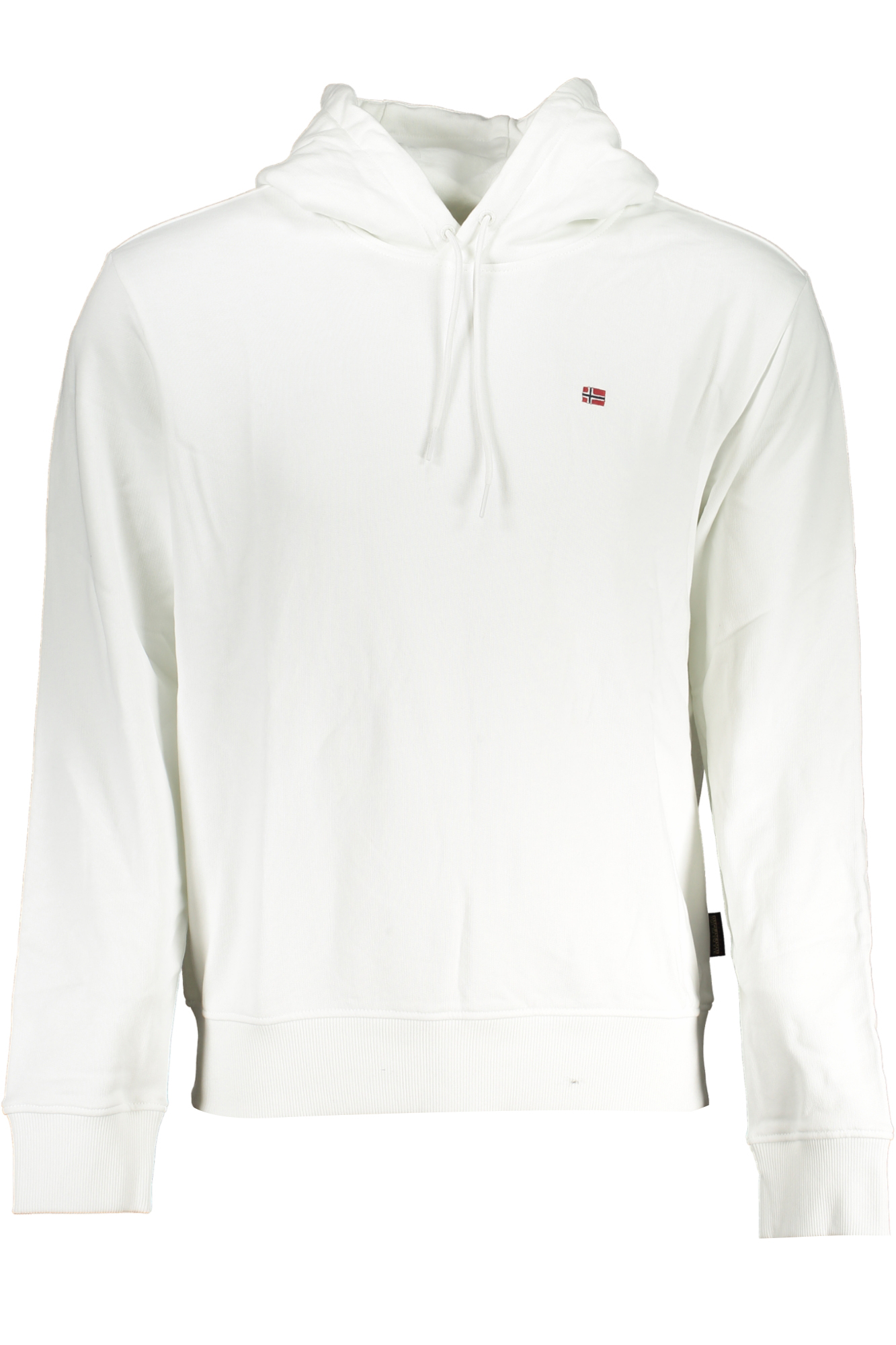 NAPAPIJRI MENS WHITE ZIP SWEATSHIRT