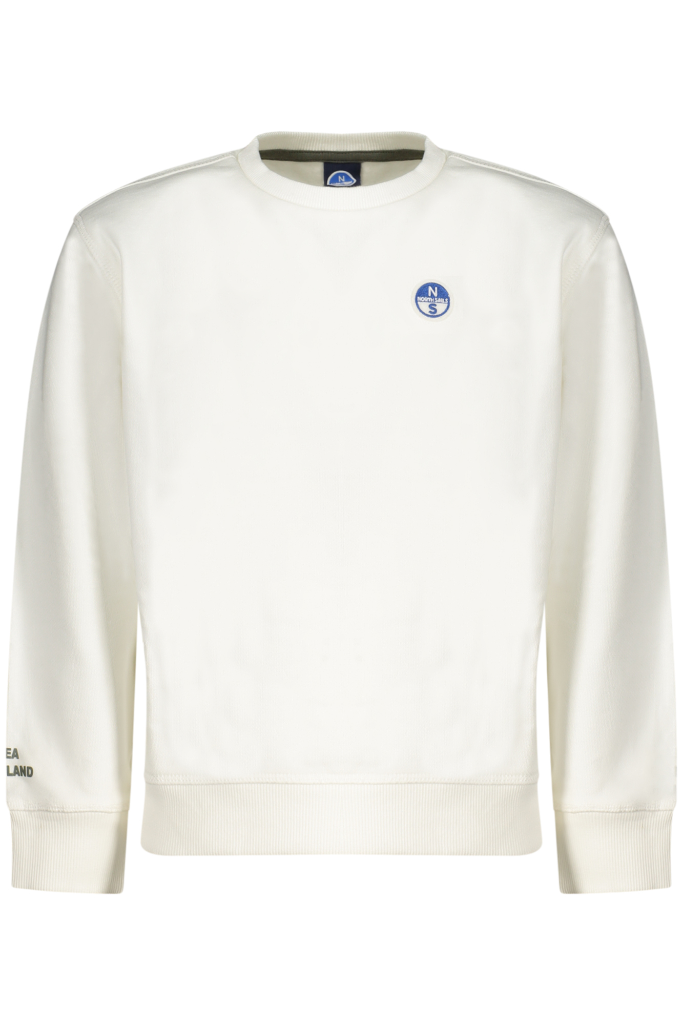 NORTH SAILS CHILDREN'S ZIP-UP SWEATSHIRT, WHITE